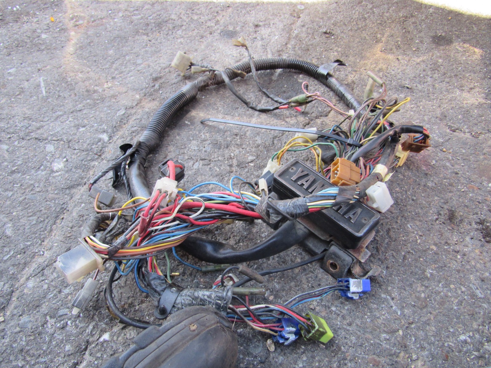 1982 yamaha xv750 virago main wire harness wiring 1982 yamaha xv750 virago main wire harness wiring