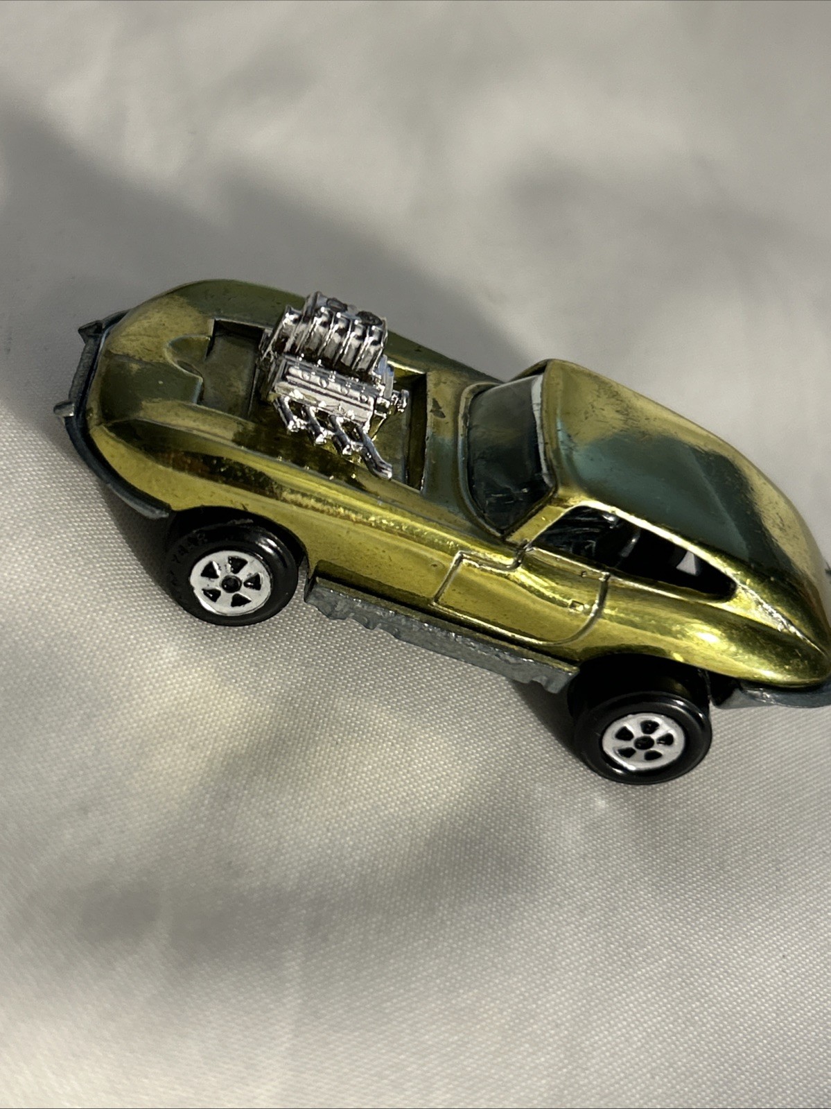 Vintage Johnny Lightning Jumpin Jag Diecast Car Antifreeze Green
