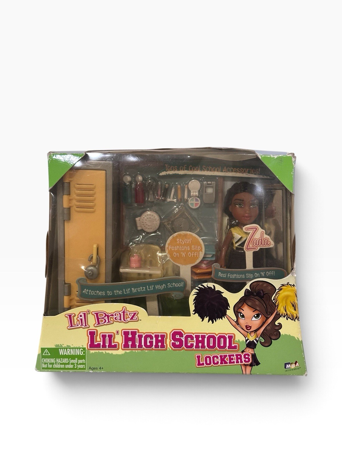 MGA Lil Bratz Lil High School Lockers Zada 2004 AA doll New Damage Box MGA Lil Bratz Lil High School Lockers Zada 2004 AA doll New Damage Box
