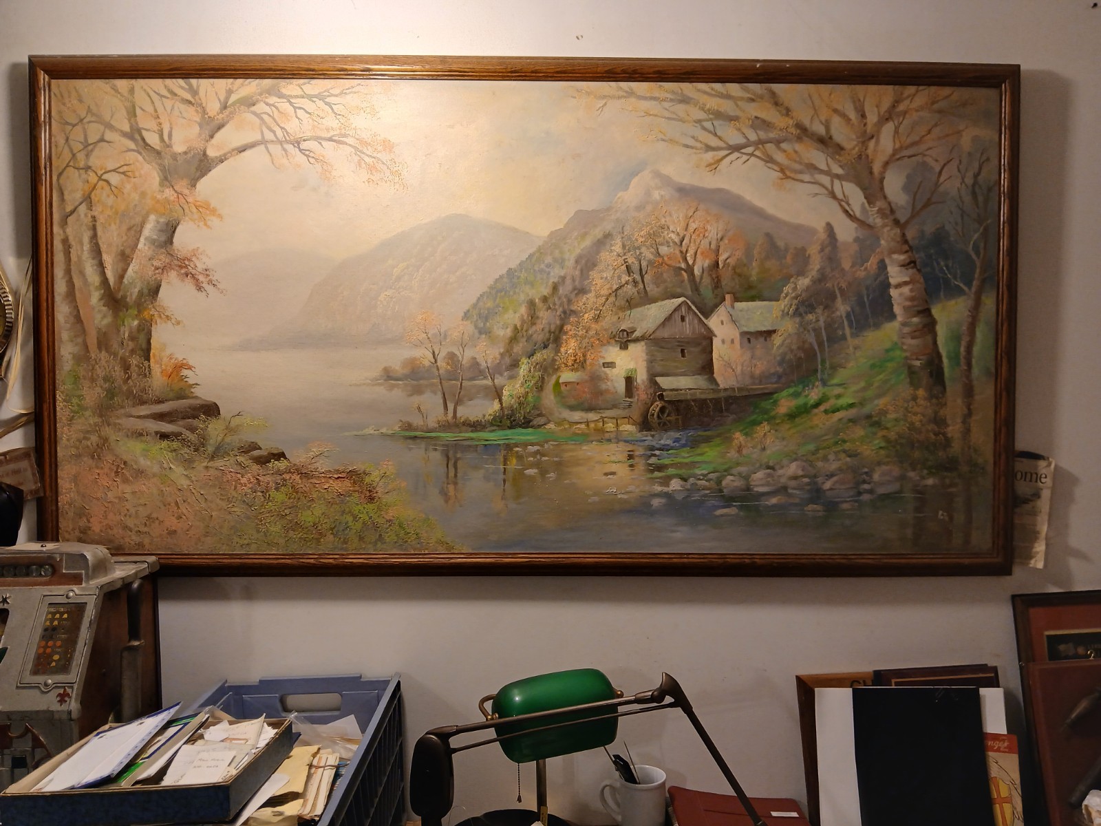 Roaring Spring,Pa. artist, Fish Pote painting-large 3ftx6ft-absolutely gorgeous Roaring Spring,Pa. artist, Fish Pote painting-large 3ftx6ft-absolutely gorgeous