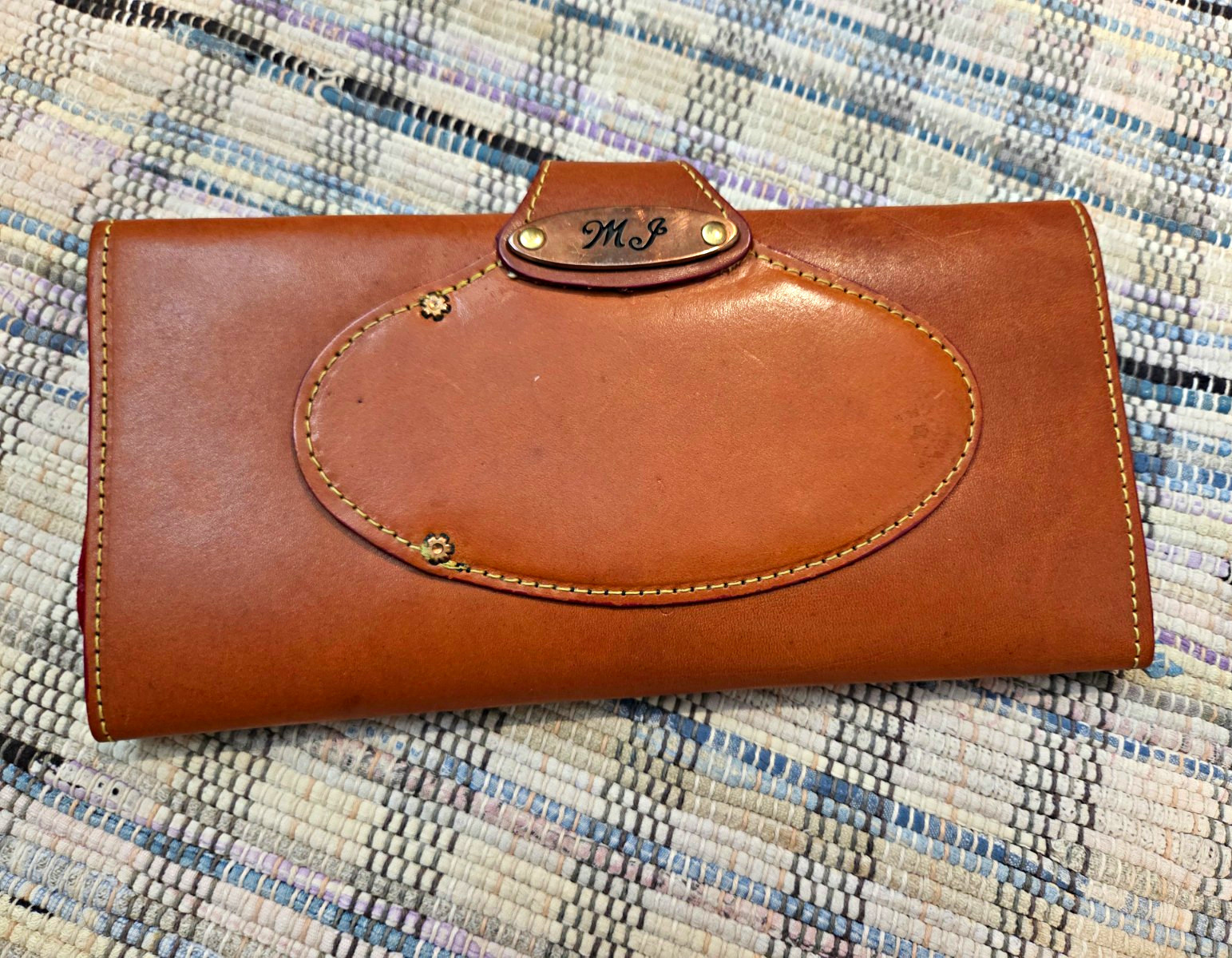 Vintage Leather Writing Portfolio Organizer Vintage Leather Writing Portfolio Organizer