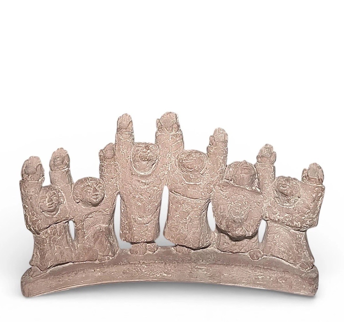Vintage 1965 Austin Productions Hanukkah Menorah Hanukkiah Jewish Sculpture Vintage 1965 Austin Productions Hanukkah Menorah Hanukkiah Jewish Sculpture