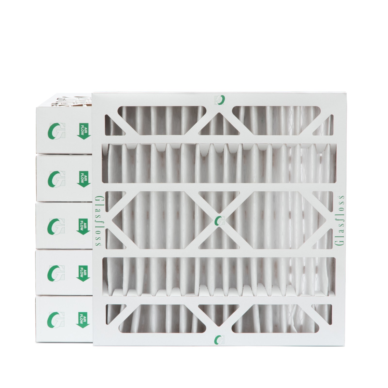 20x20x4 MERV 10 AC Air Filters. 6 PACK.  Actual Size: 19-1/2 x 19-1/2 x 3-3/4