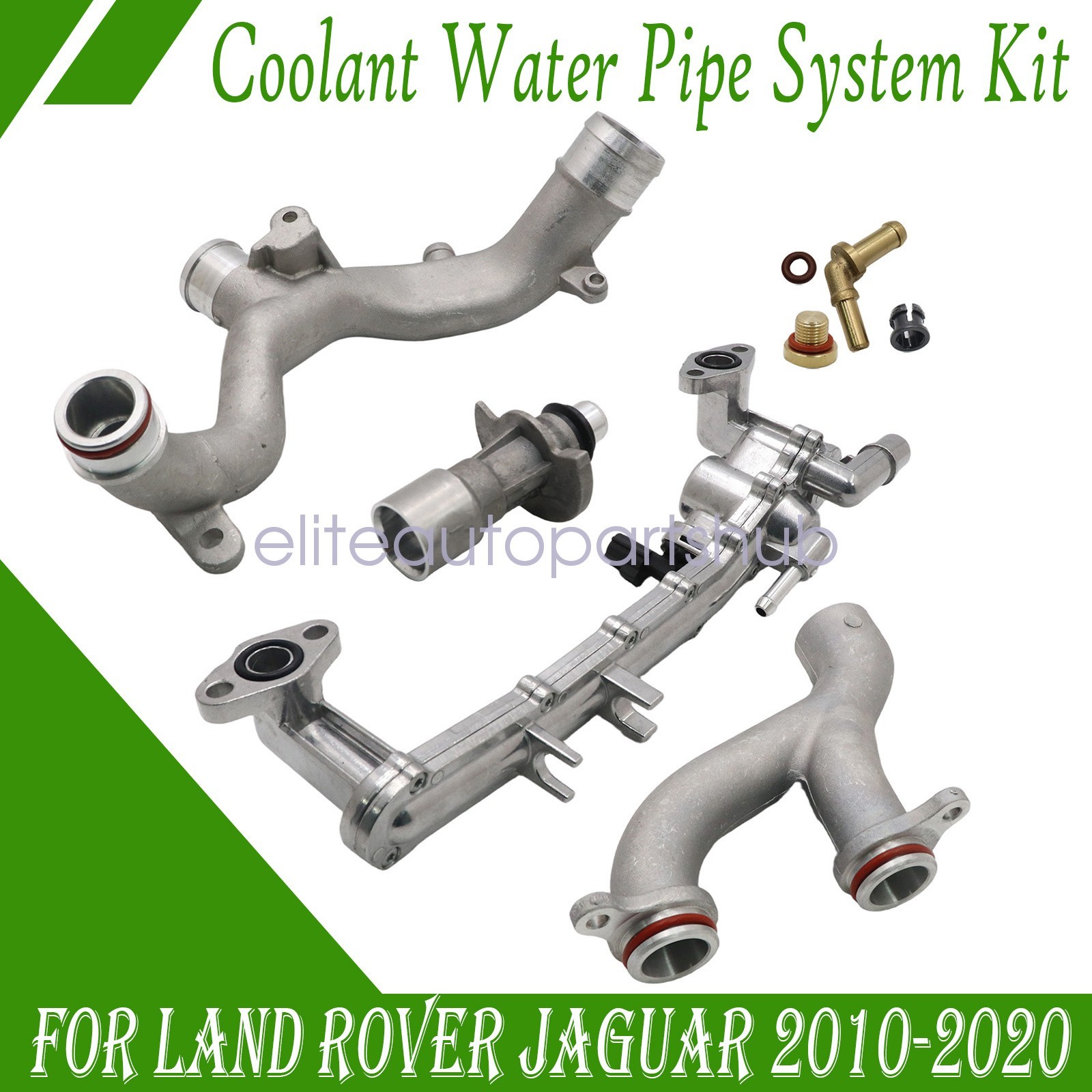 Upgraded Metal Coolant Water Pipe System Kit For Land Rover Jaguar 5.0L US
