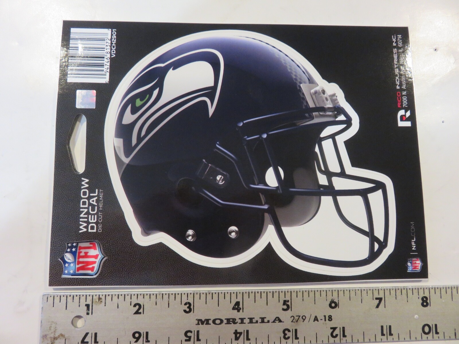 SEATTLE SEAHAWKS HELMIT STICKER 5 X 6 INCHES WHOLEASLE LOT OF 12 SEATTLE SEAHAWKS HELMIT STICKER 5 X 6 INCHES WHOLEASLE LOT OF 12