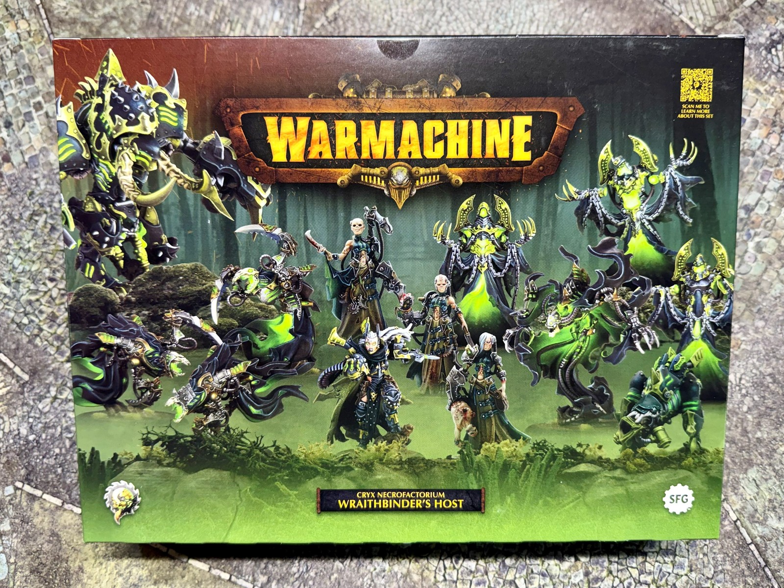 Warmachine Cryx Necrofactorium Wraithbinder's Host Army Box Steamforged SFG NIB