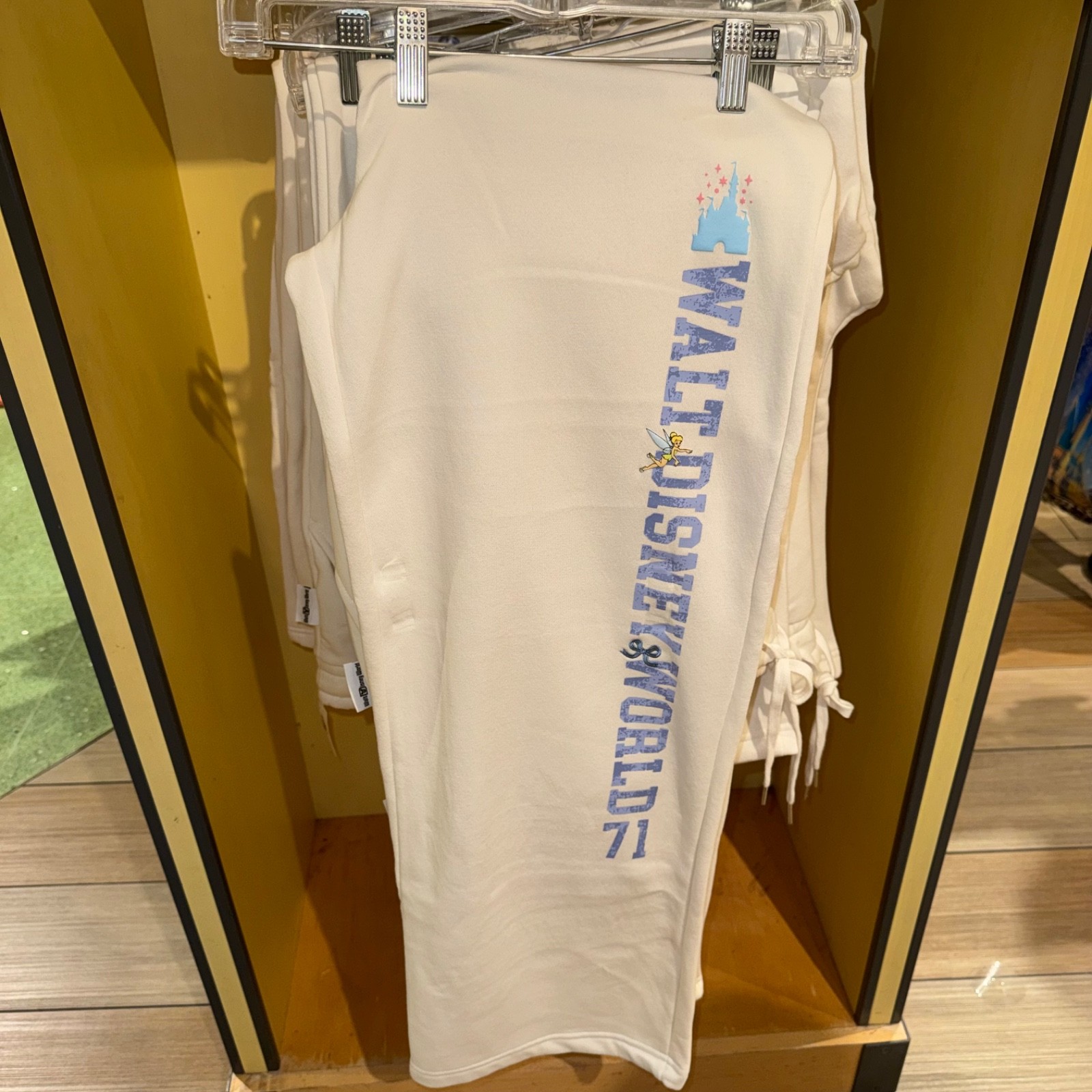 2026 Walt Disney World Parks Cinderella Castle Tinker Bell Sweatpants Adult NWT 2026 Walt Disney World Parks Cinderella Castle Tinker Bell Sweatpants Adult NWT