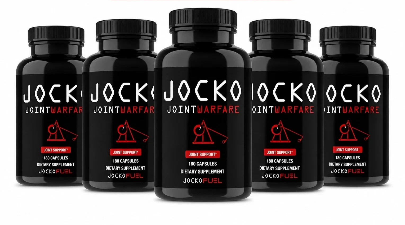 5 Pack Premium Jocko Joint Warfare - Joint Support - 180 Caps - New & Sealed