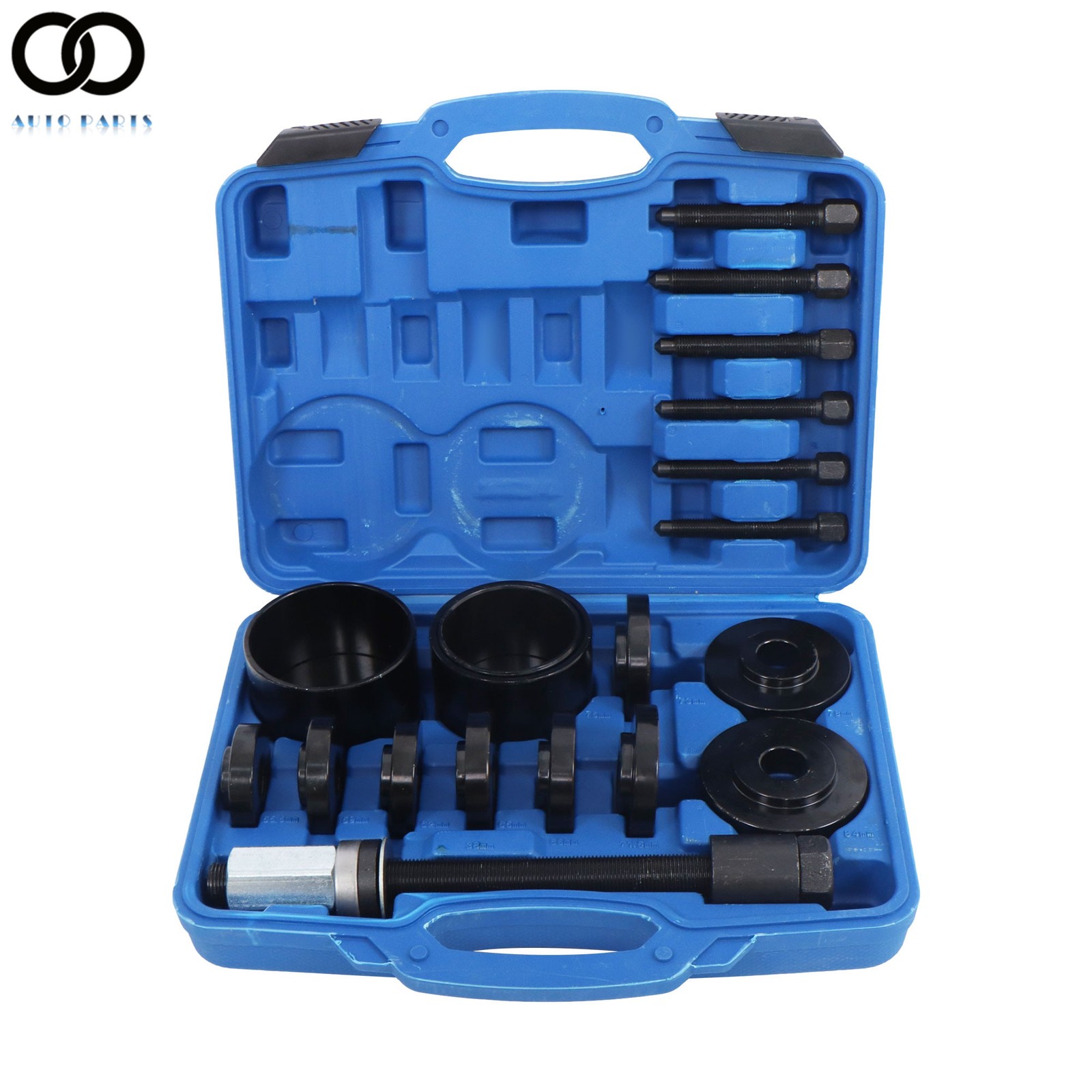 19PC Front Wheel Drive Bearing Removal and Installation Tool Kit For FWD Vehicle 19PC Front Wheel Drive Bearing Removal and Installation Tool Kit For FWD Vehicle