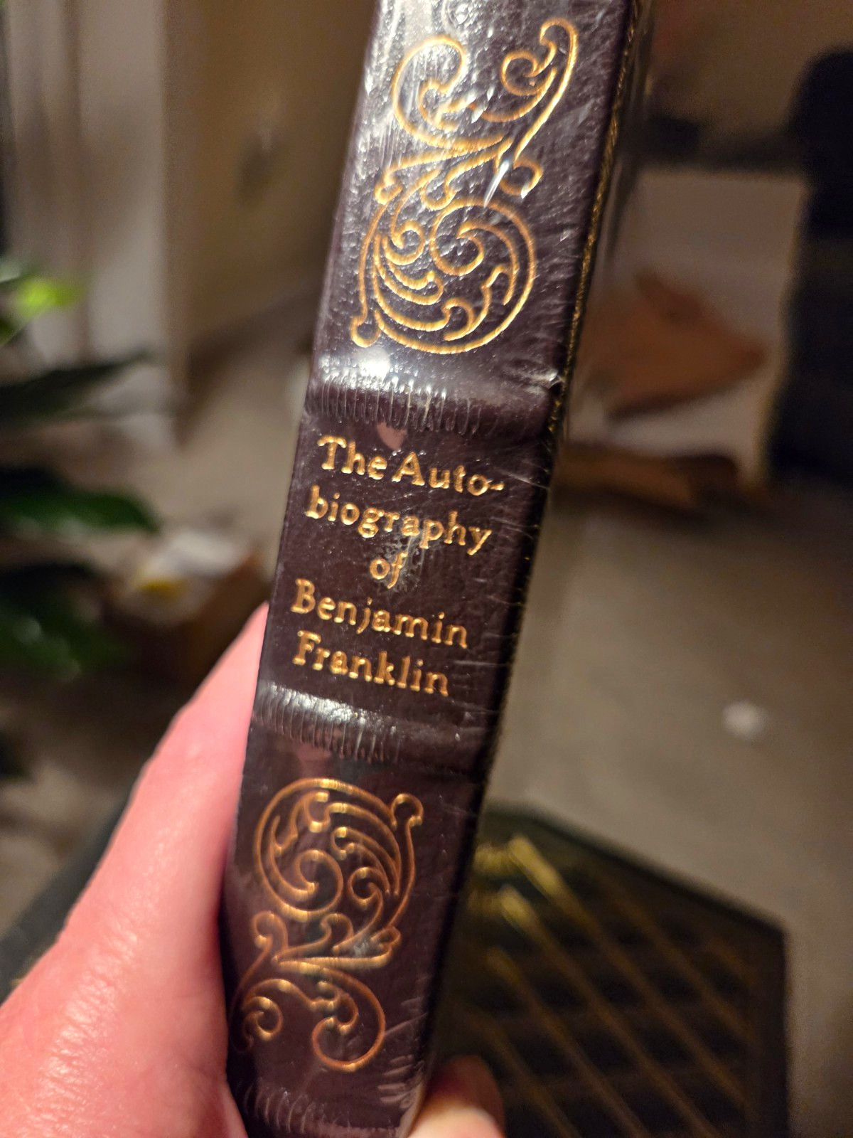 Easton Press Autobiography of Benjamin Franklin Leather Bound SEALED Gilt