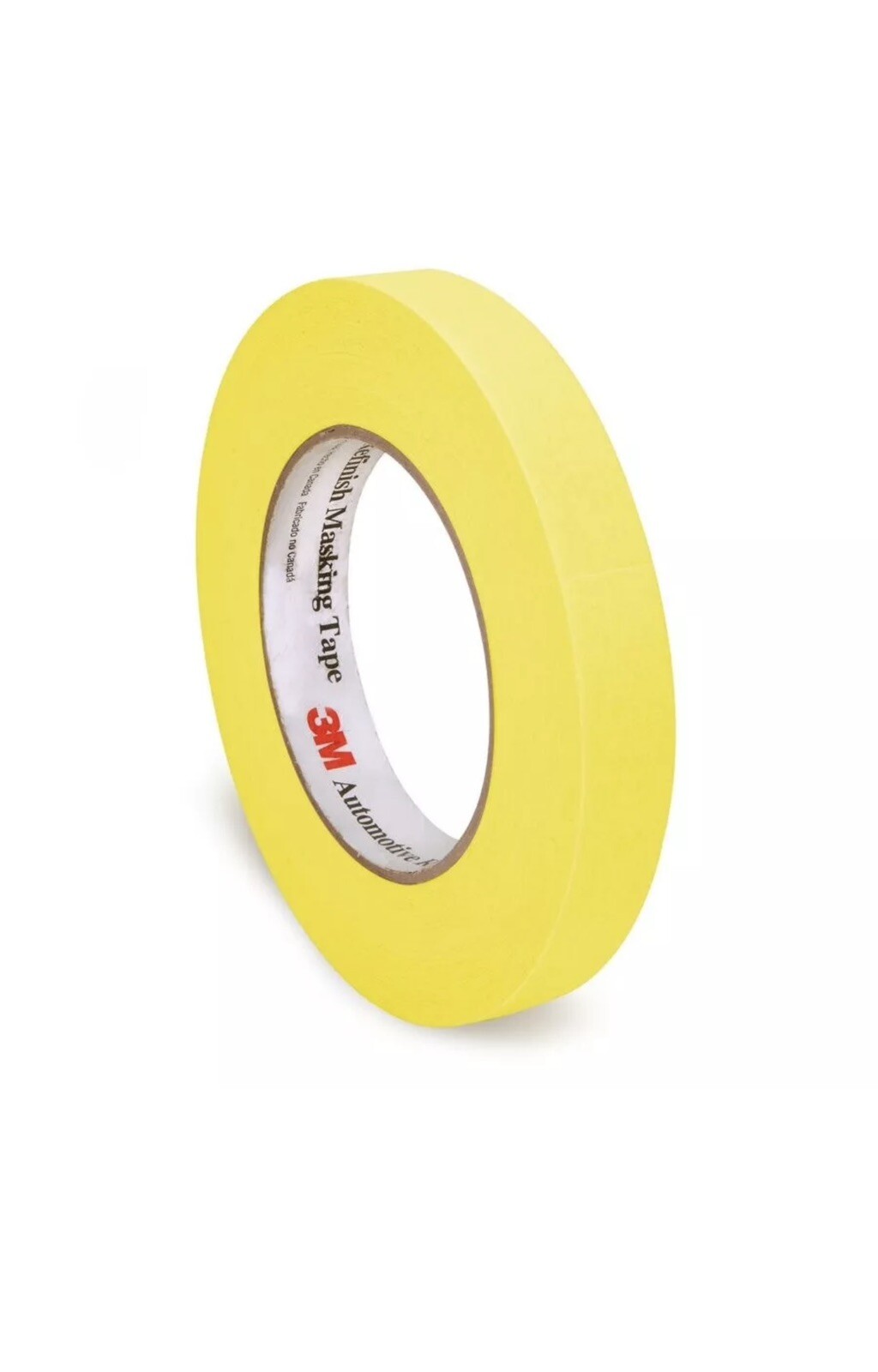 3M 06652 Automotive Refinish 18 mm x 55 m Yellow Paper Masking Tape (48 Rolls)