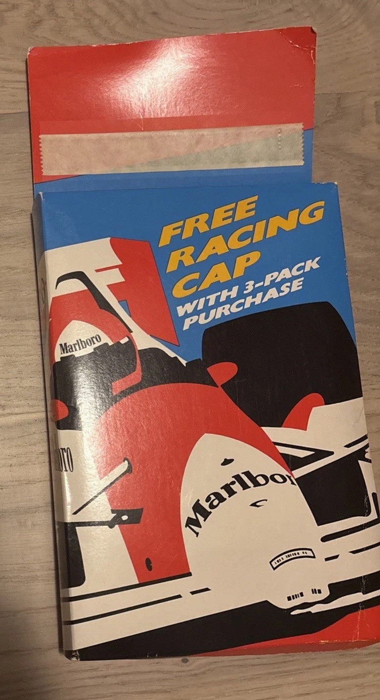 NOS 1992 Marlboro Indy Racing Team Hat - In Box - NEVER OPENED NOS 1992 Marlboro Indy Racing Team Hat - In Box - NEVER OPENED