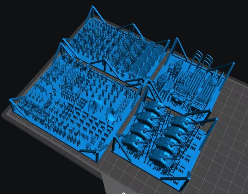 3D Printed 1 /350 WWII US Fletcher-class Destroyer Resin Upgrade Parts Unpainted