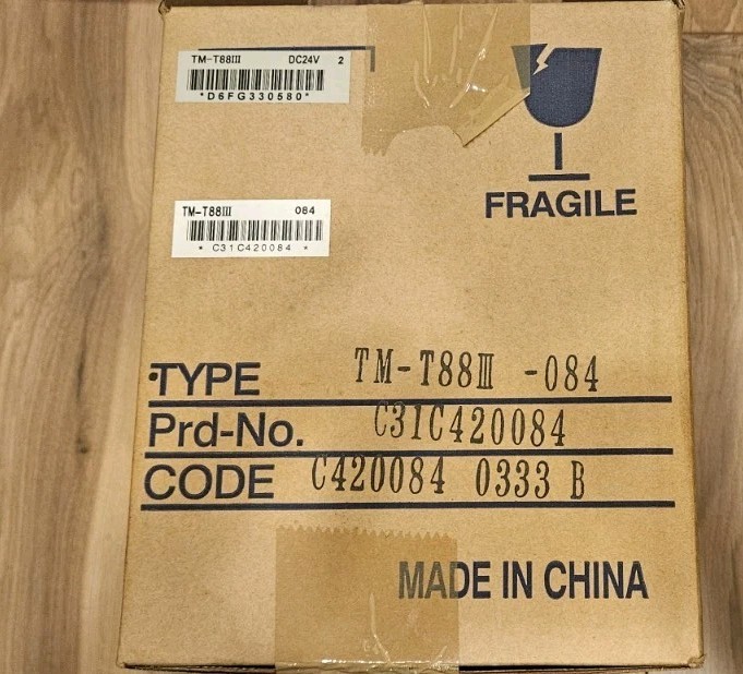 NIB NEW Epson TM-T88III M129C Thermal Printer Point Of Sale Receipt SERIAL RS232 NIB NEW Epson TM-T88III M129C Thermal Printer Point Of Sale Receipt SERIAL RS232