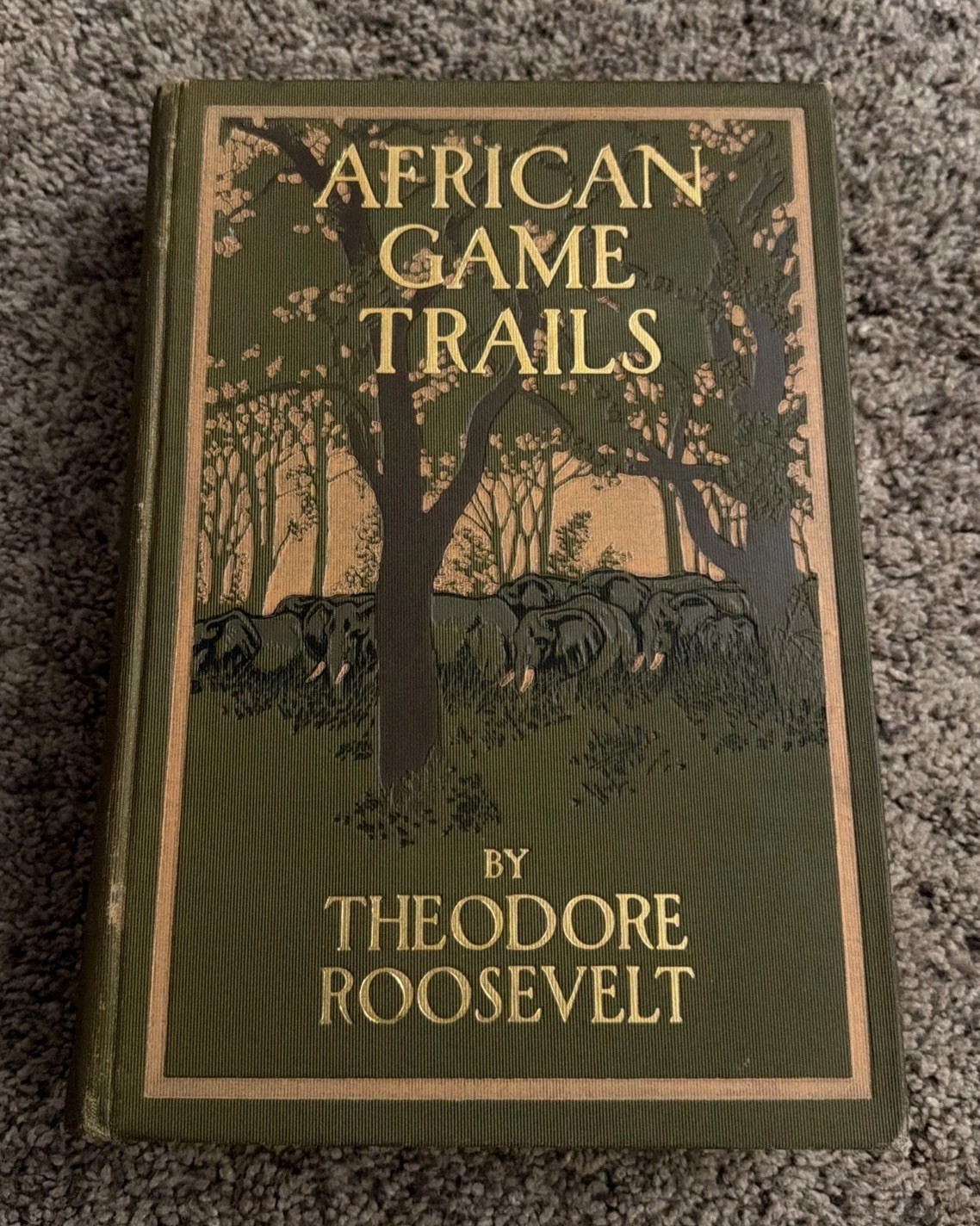 African Game Trails By Theodore Roosevelt 1910 First Edition Scribner's African Game Trails By Theodore Roosevelt 1910 First Edition Scribner's
