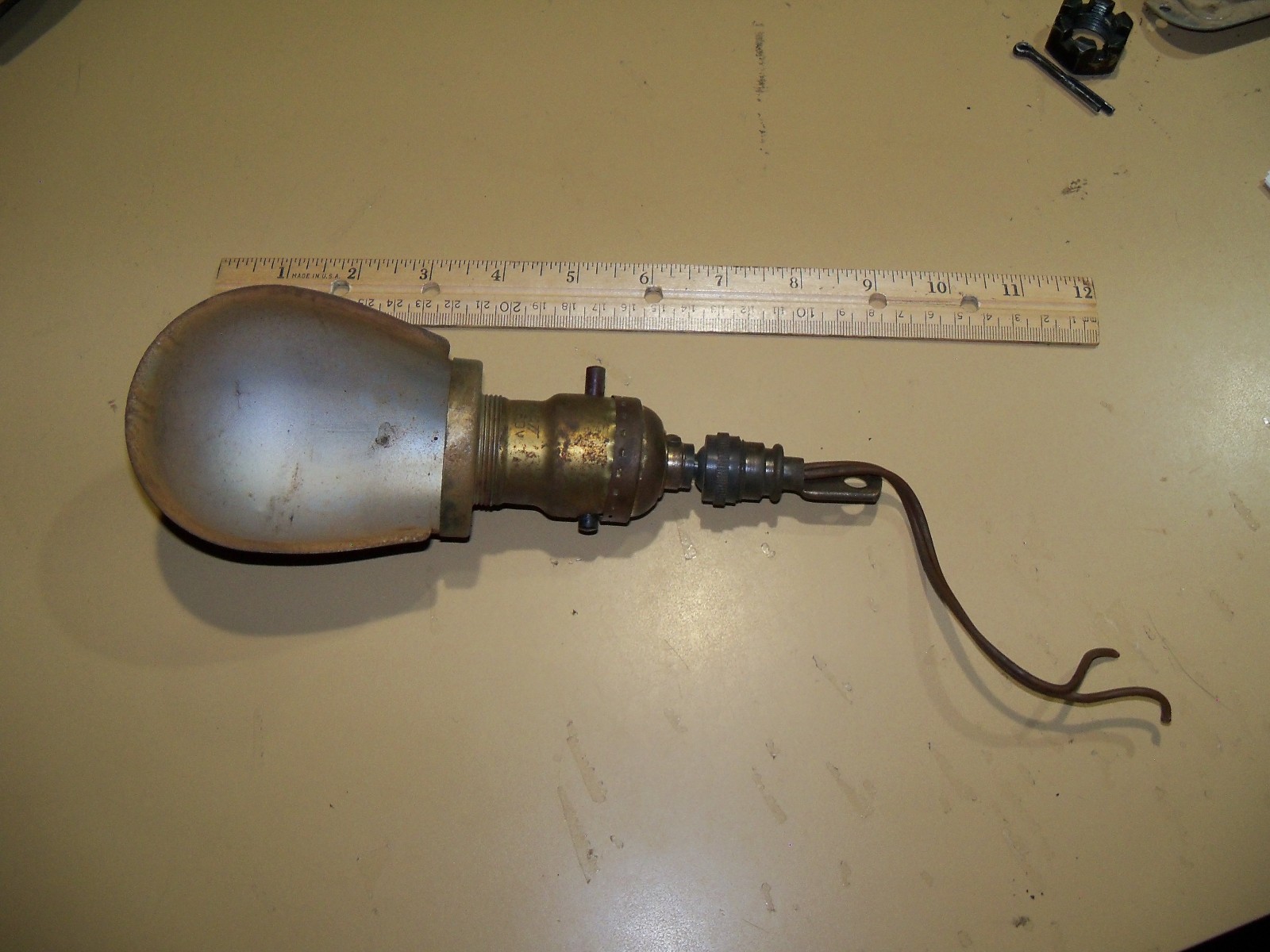 Vintage Delta Rockwell Scroll Jigsaw Band Saw Retirement Work Ball Socket Light Vintage Delta Rockwell Scroll Jigsaw Band Saw Retirement Work Ball Socket Light