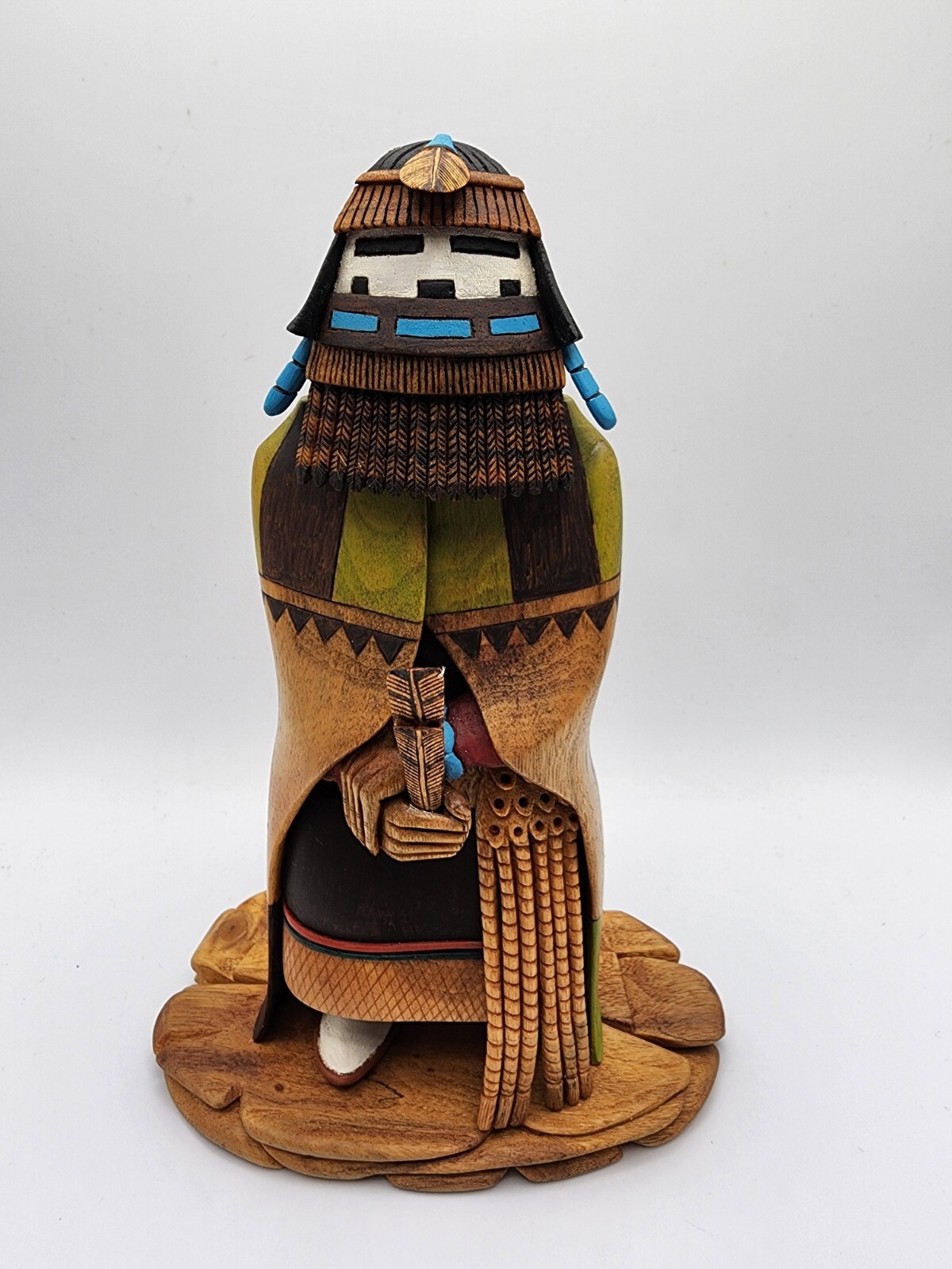 Kachin-Mana Ooak Hand Carved And Painted Kachina Doll Signed Darrell Parker Kachin-Mana Ooak Hand Carved And Painted Kachina Doll Signed Darrell Parker