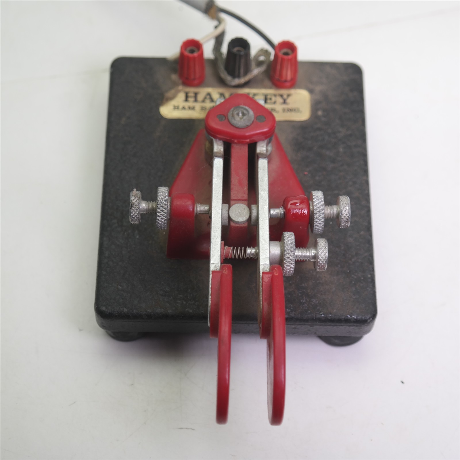 Vtg HAM KEY Paddle Morse code Bug Amateur Radio USA made