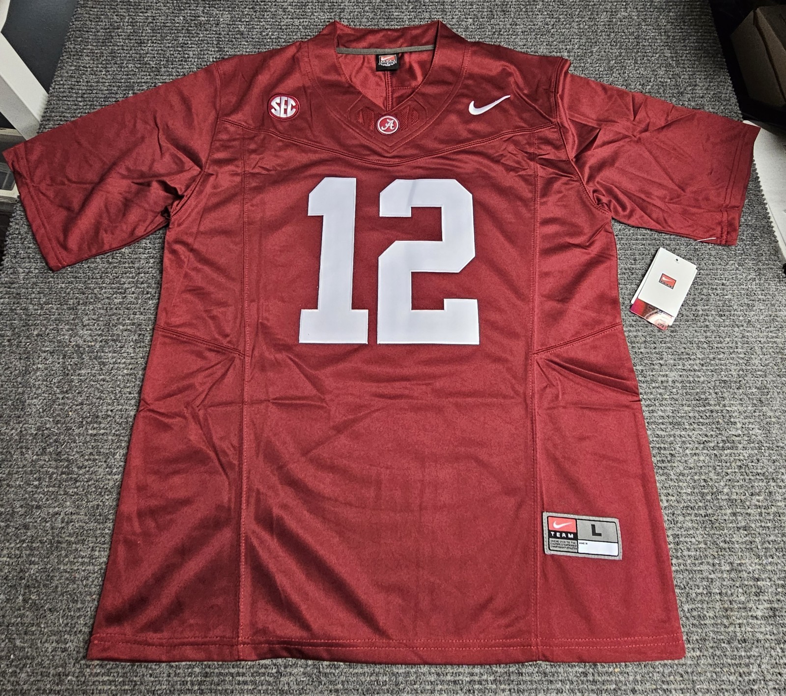 Mens Large Keelon Russell Alabama Crimson Tide Home Jersey New Mens Large Keelon Russell Alabama Crimson Tide Home Jersey New