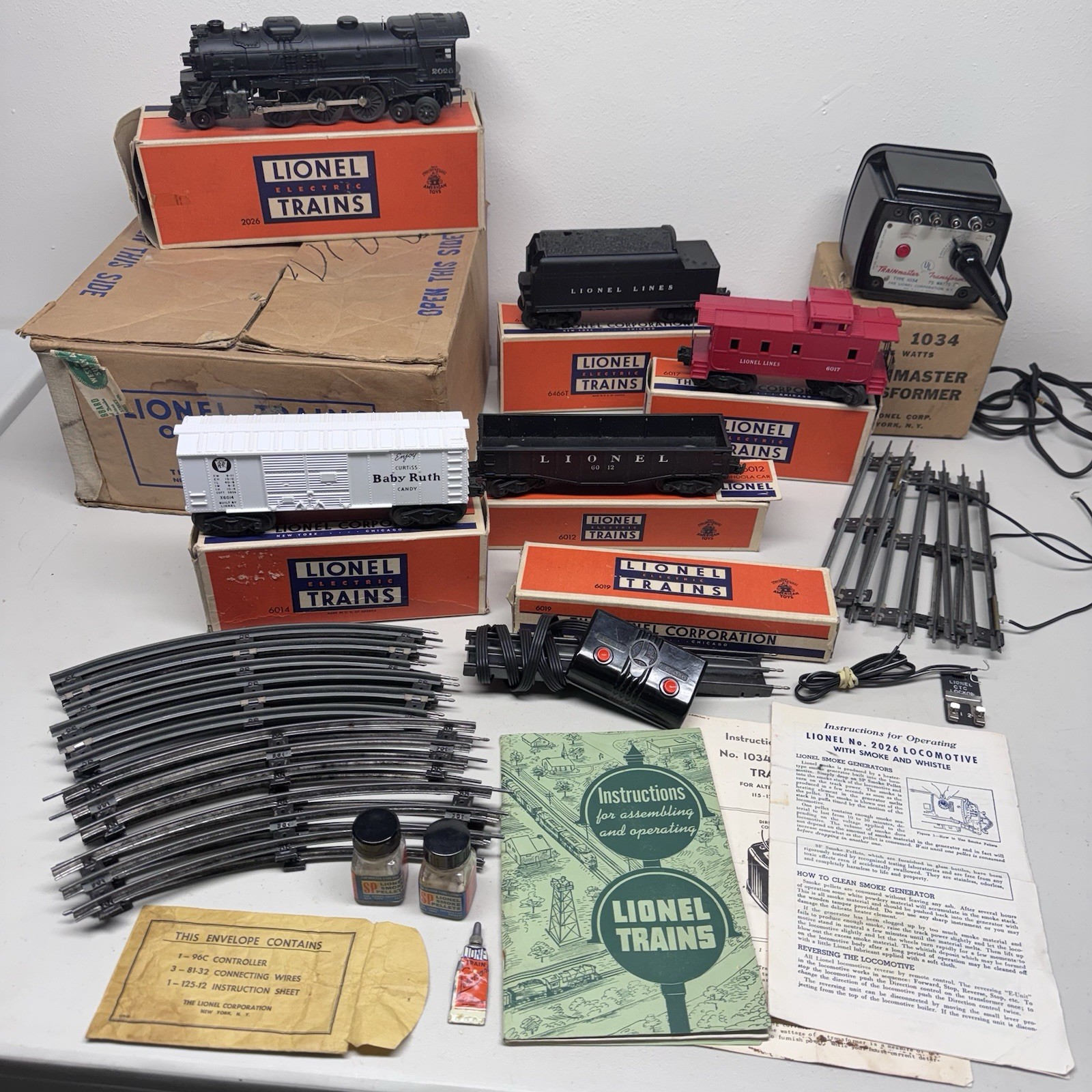 Vintage Lionel Postwar 1477S O27 Freight Train Set 2026 Original Boxes 1951-52