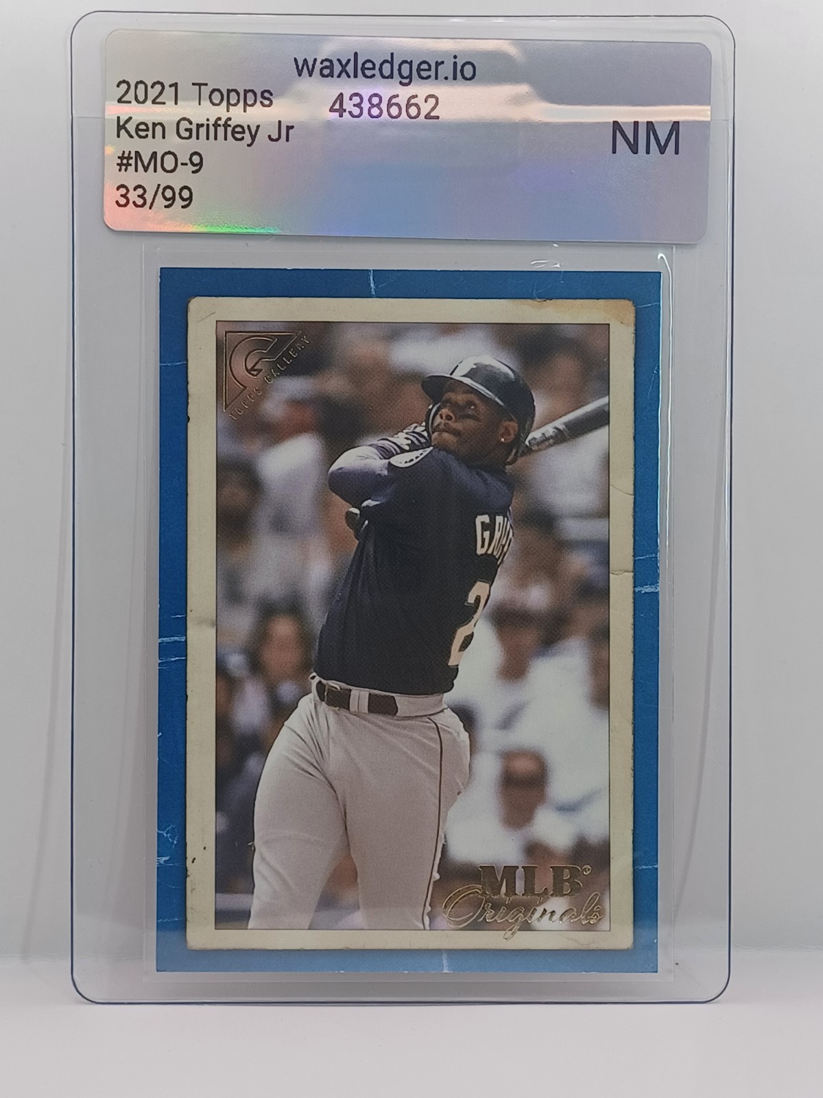 2021 Topps Gallery MLB Originals Ken Griffey Jr #MO-9 Blue 33/99