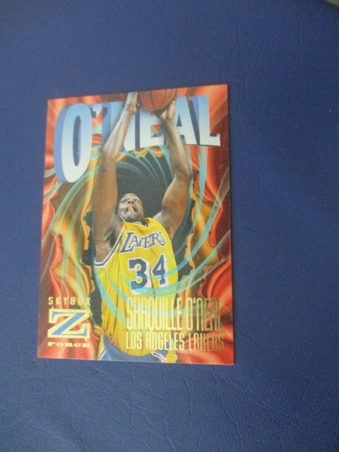 Fleer/SkyBox 1995-96 Z-Force O'Neal Insert Shaquille O'Neal #114 Lakers Fleer/SkyBox 1995-96 Z-Force O'Neal Insert Shaquille O'Neal #114 Lakers