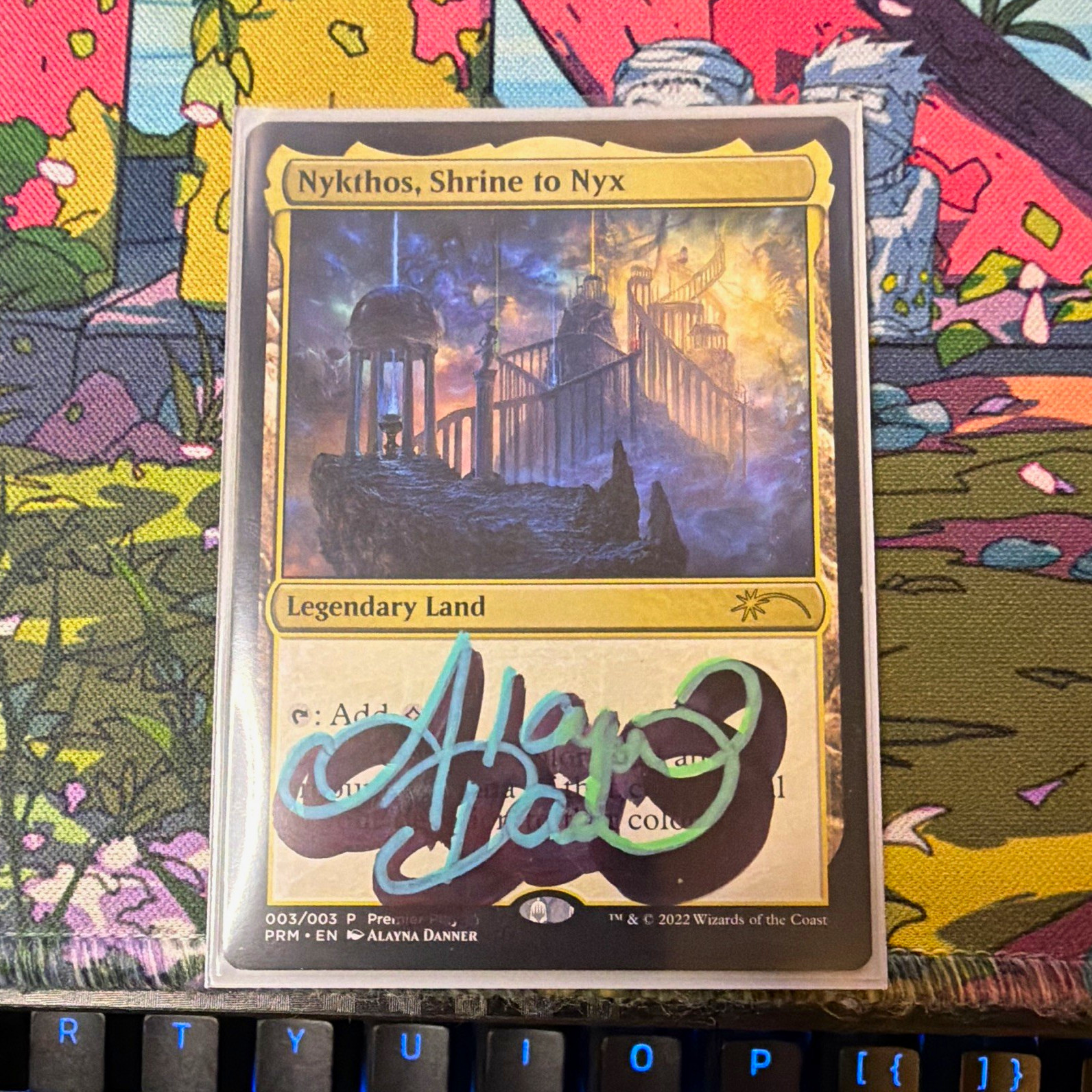 Nykthos, Shrine to Nyx PTP Land Regular EN #3 Signed by Alayna Danner Nykthos, Shrine to Nyx PTP Land Regular EN #3 Signed by Alayna Danner
