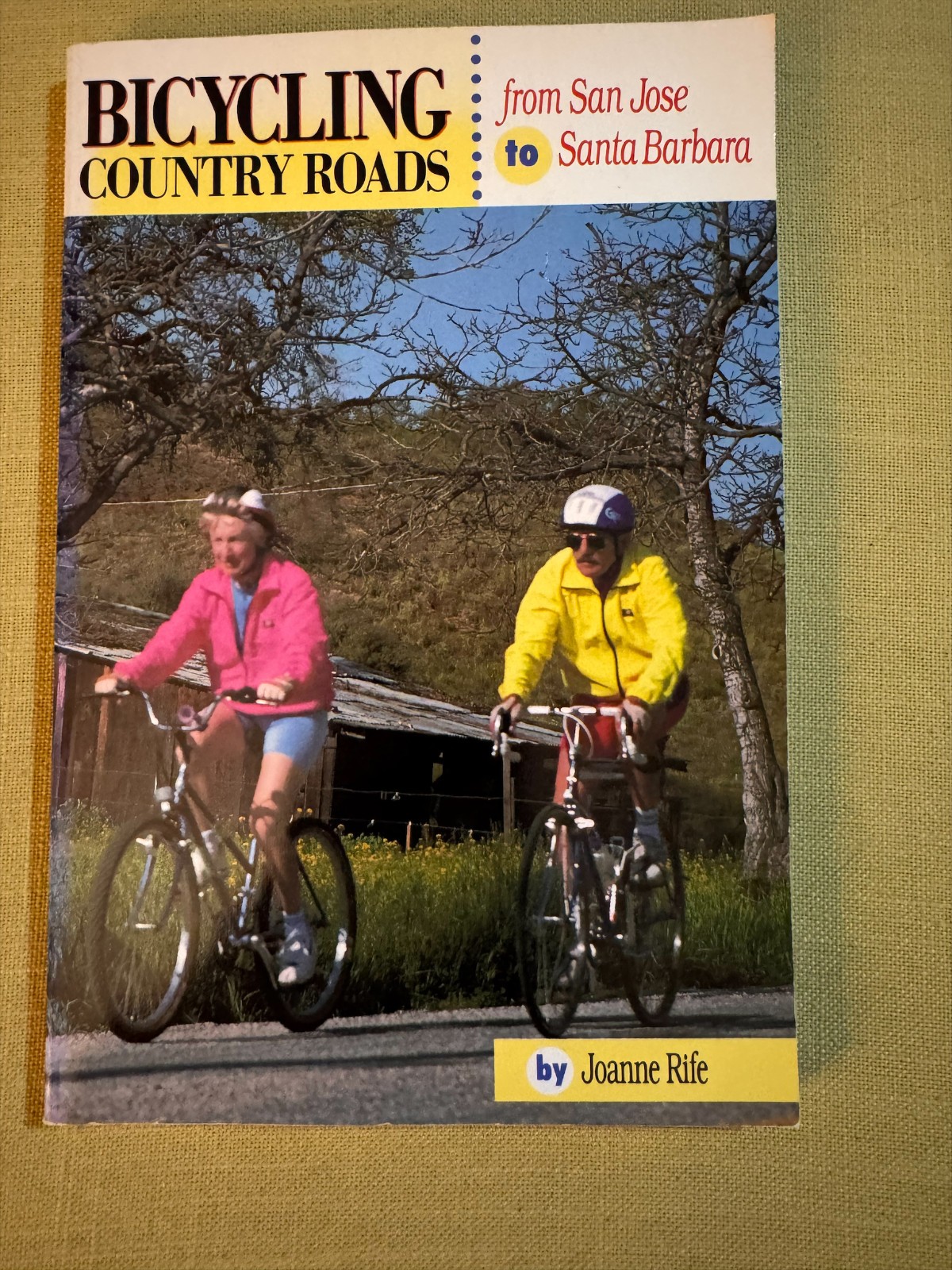 Bicycling Country Roads San Jose to Santa Barbara Joanne Rife 3rd Ed Book 1991