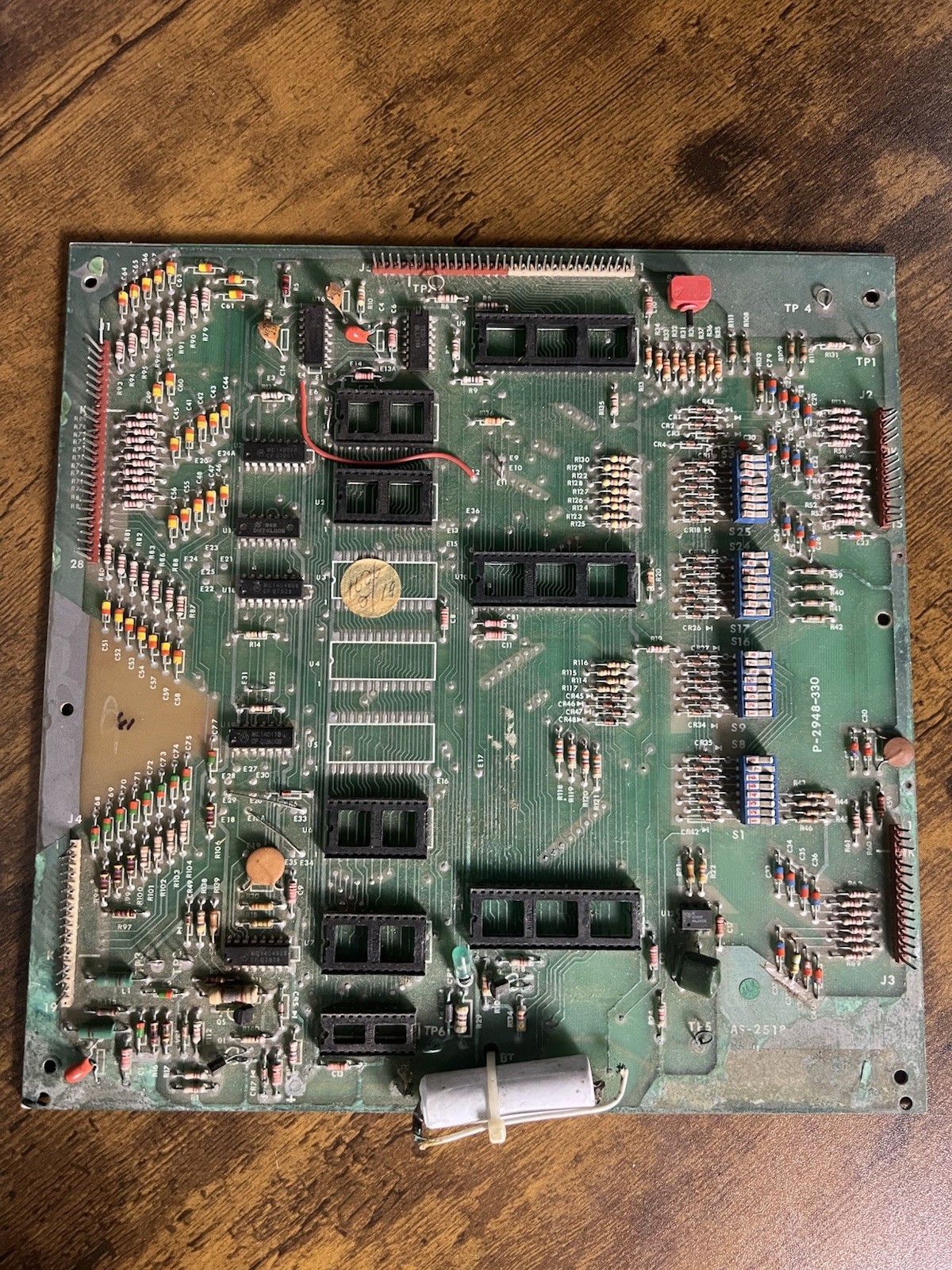 Bally AS-2518-35 MPU Board P-2948-330 M645-424 Pinball CPU PCB Untested