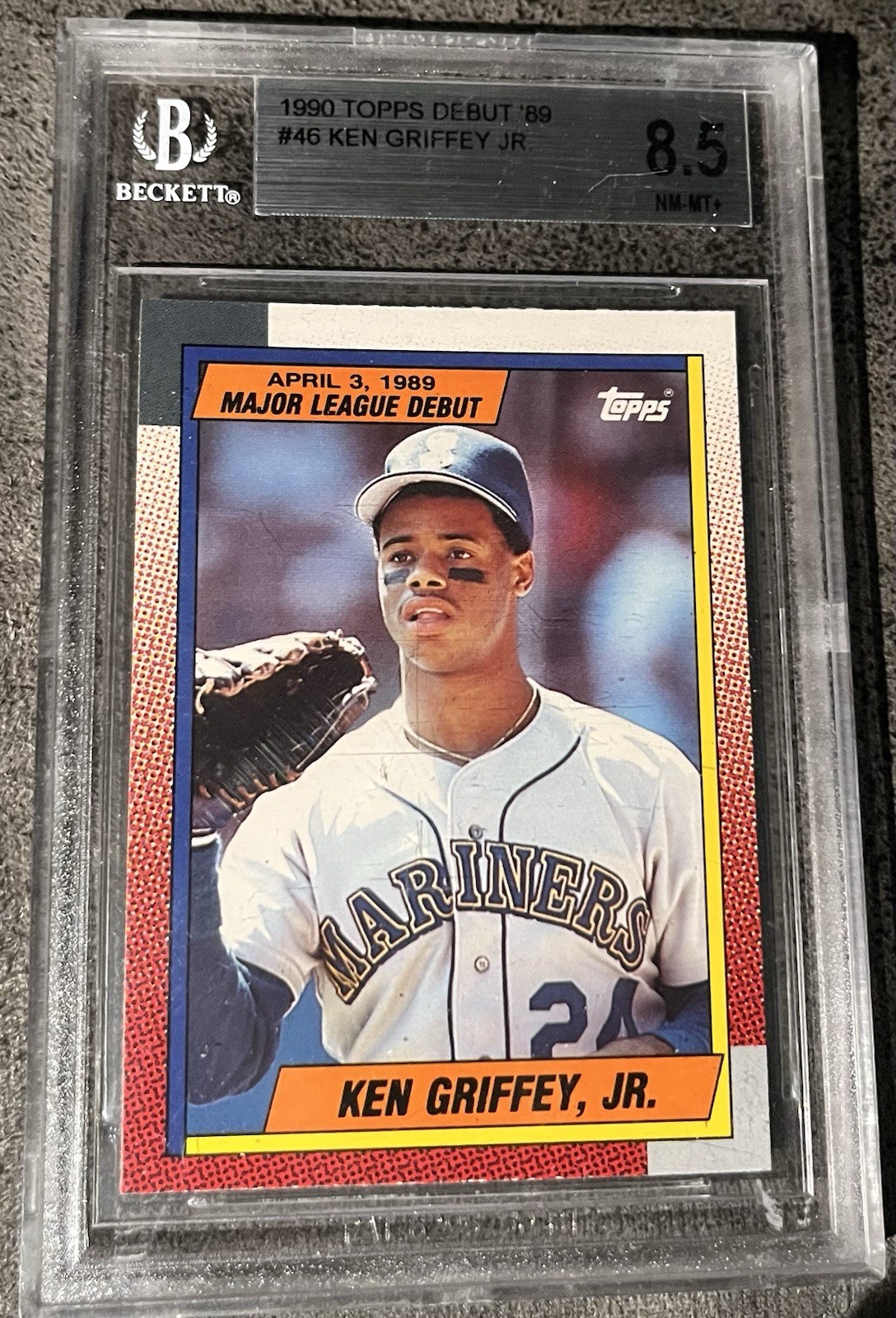 1989-90 Topps Major League Debut 1989 - Ken Griffey Jr #46 (RC) 1989-90 Topps Major League Debut 1989 - Ken Griffey Jr #46 (RC)