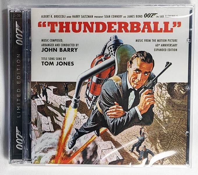 James Bond 007 LIMITED EXPANDED EDITION 2 CD Soundtrack THUNDERBALL : 60th