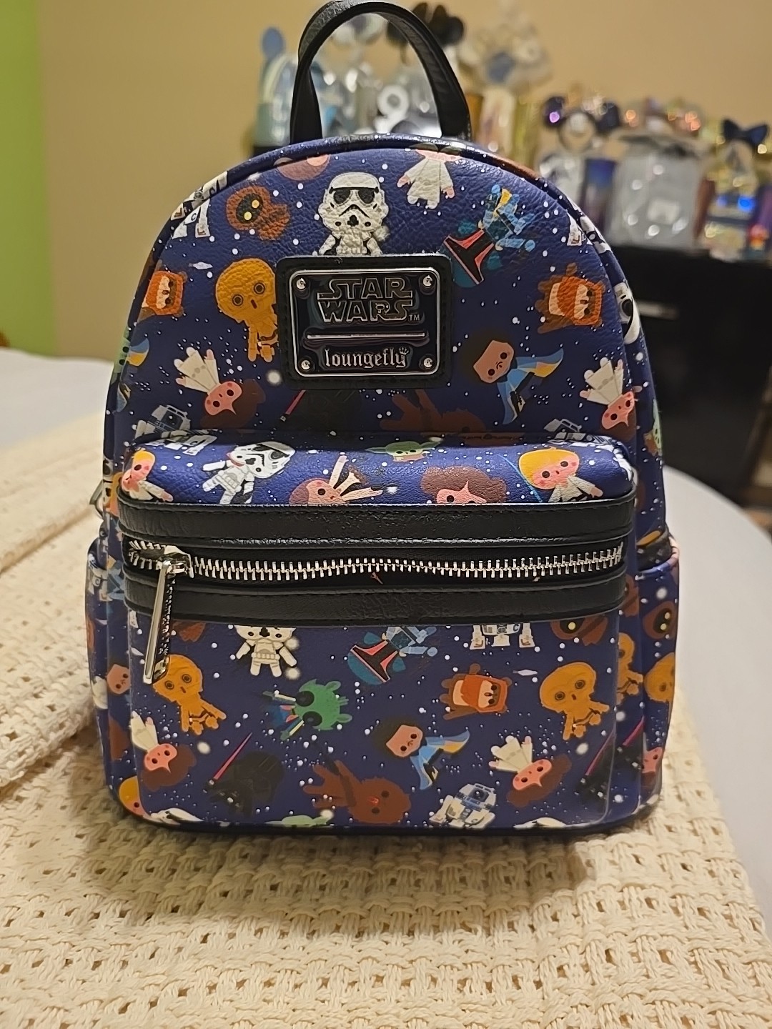 Disney Parks Star Wars Chibi Characters Loungefly Mini Backpack NWT Disney Parks Star Wars Chibi Characters Loungefly Mini Backpack NWT
