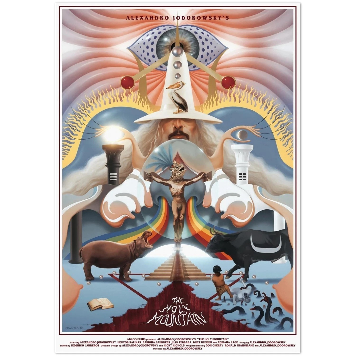The Holy Mountain Alejandro Jodorowsky Cult Film Poster
