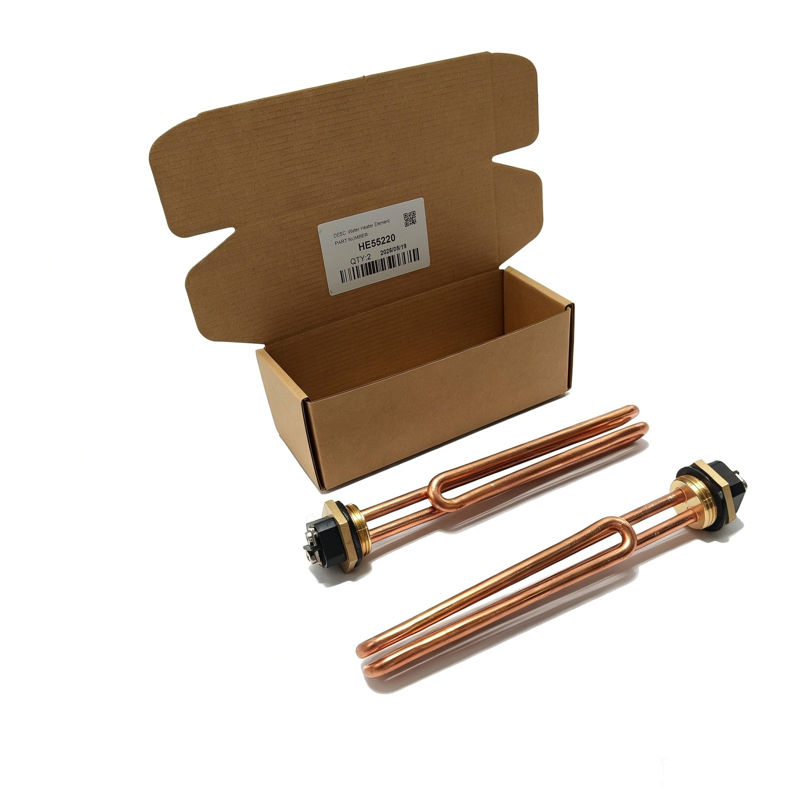 2Pcs HE 55220 Water Heater Element 5500W 240V for EcoSmart Rheem Eemax