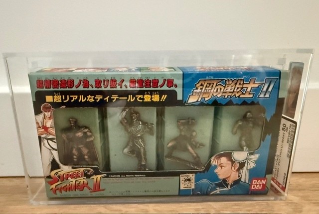 1992 Bandai STREET FIGHTER II Die Cast 4-Pack AFA 80 POP 1 1992 Bandai STREET FIGHTER II Die Cast 4-Pack AFA 80 POP 1