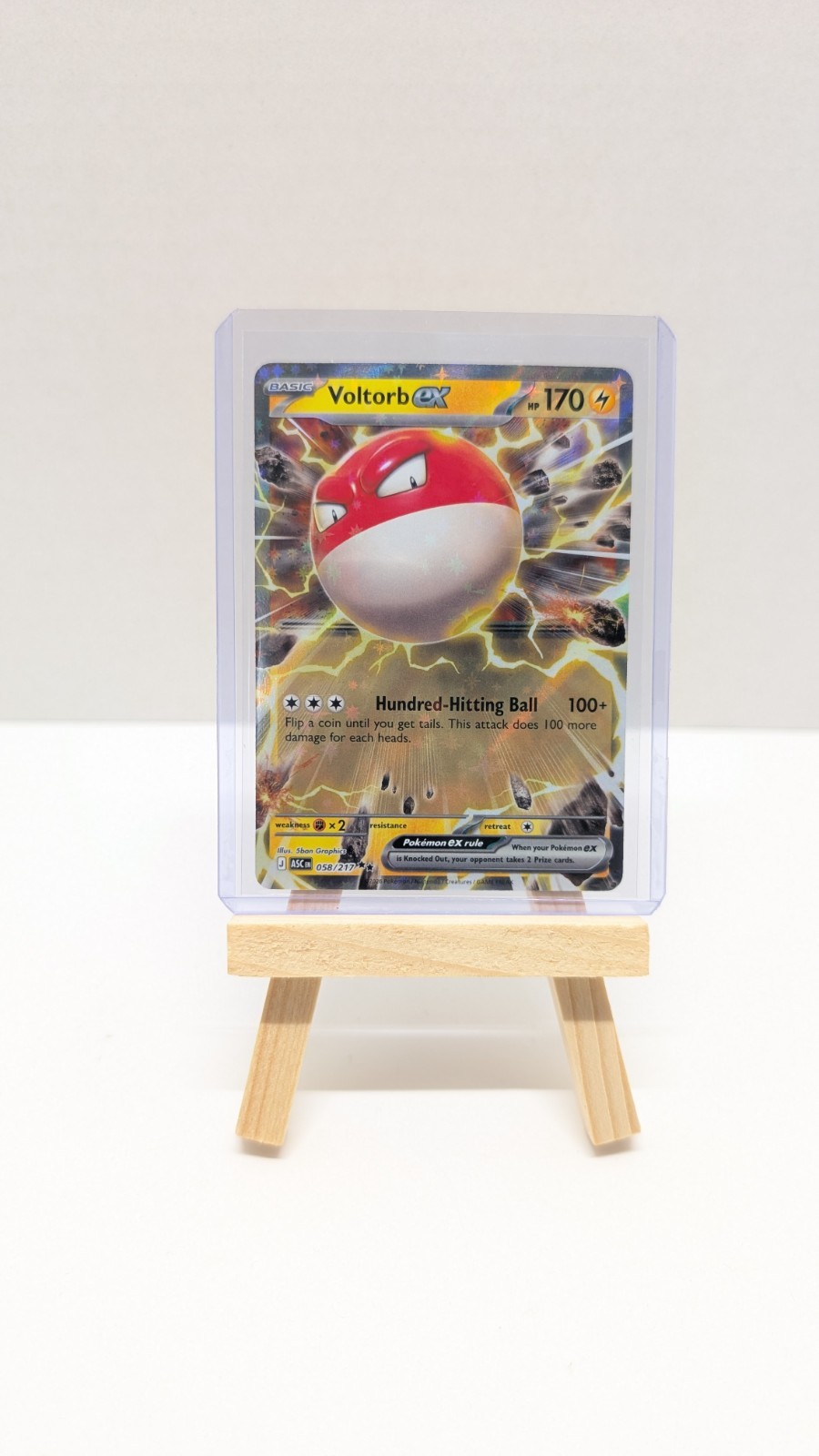 Pokémon TCG, Voltorb Ex 058/217 - Ascended Heroes Pokémon TCG, Voltorb Ex 058/217 - Ascended Heroes