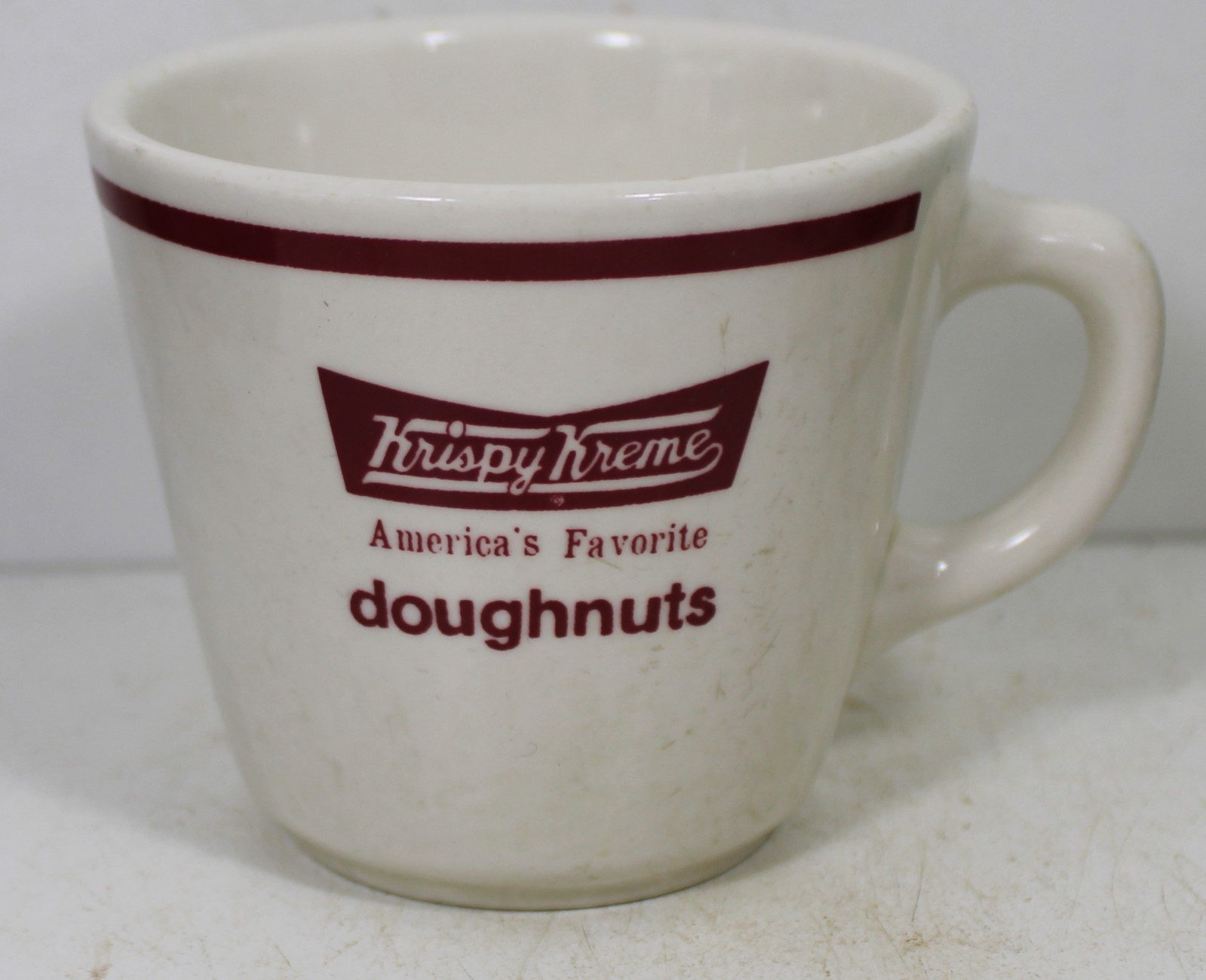 Vintage 1950s KRISPY KREME Doughnuts Coffee Mug Cup CHINA Nice Vintage 1950s KRISPY KREME Doughnuts Coffee Mug Cup CHINA Nice