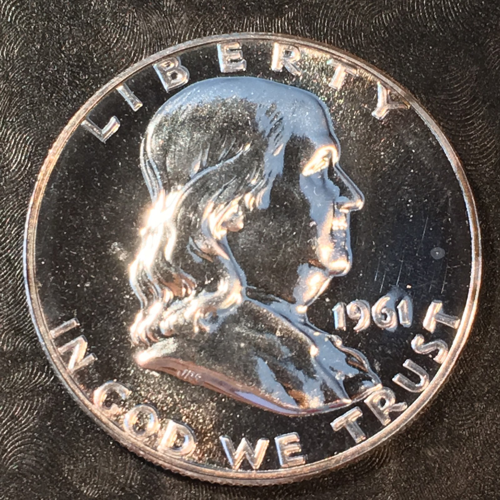 1961 Franklin Half Lovely Proof - High Quality Scans #E614