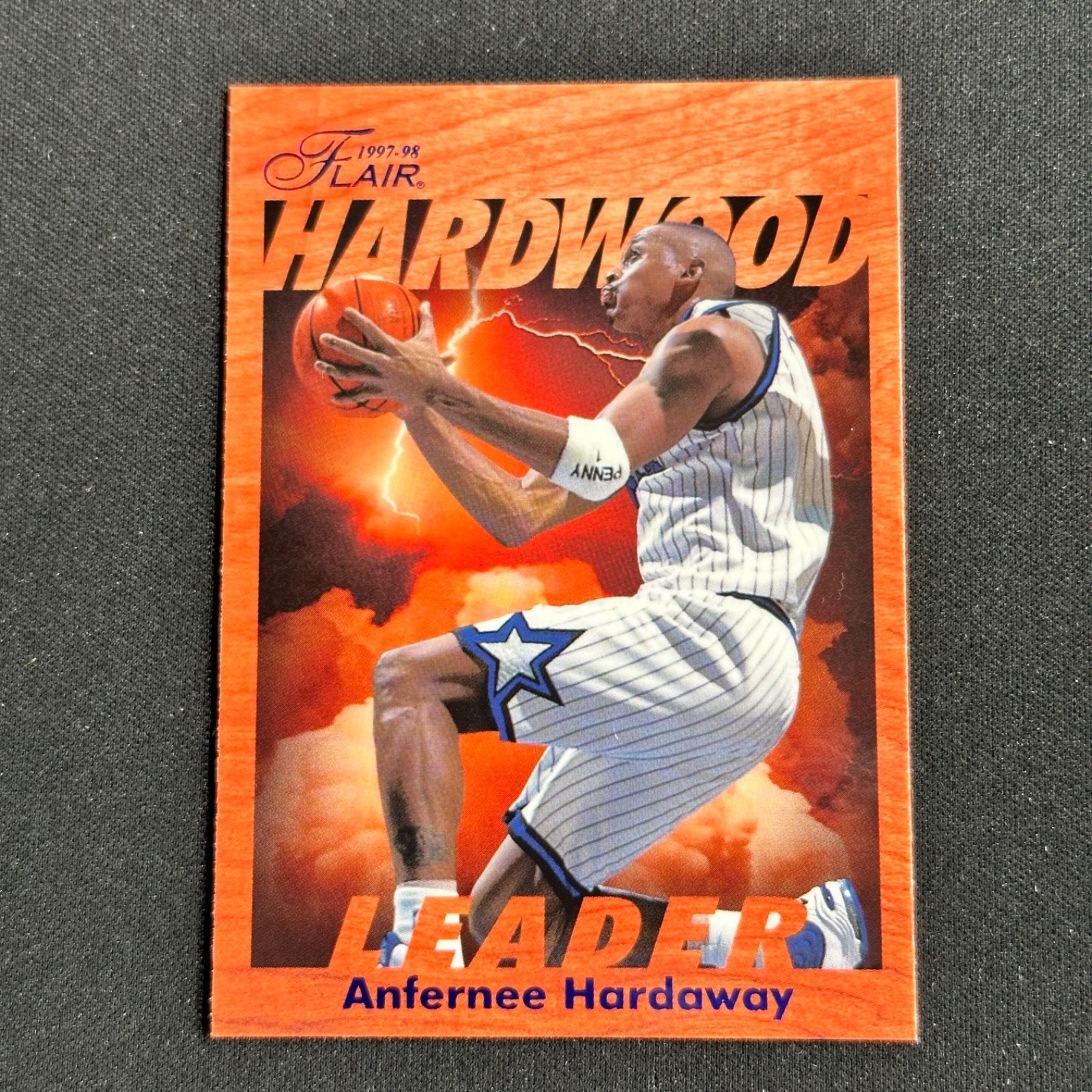 1997-98 Fleer Hardwood Leader Anfernee Hardaway #19 Magic 1997-98 Fleer Hardwood Leader Anfernee Hardaway #19 Magic