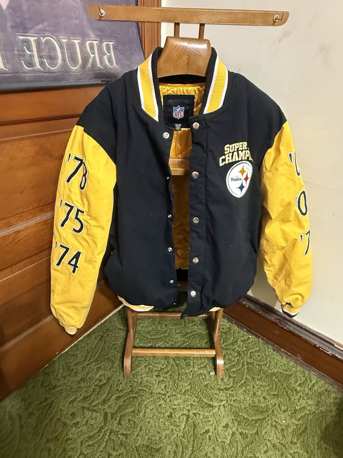 Vintage G-III Pittsburgh Steelers Super Bowl Champions Jacket XXL NFL