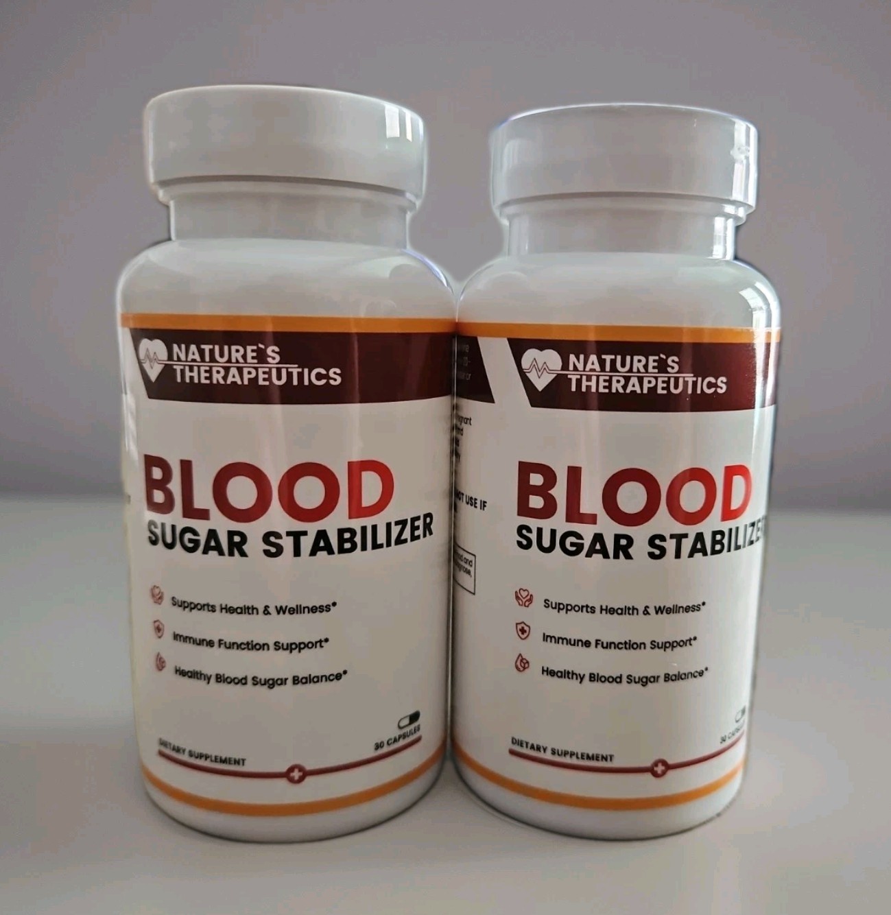 2X Nature\'s Therapeutics Blood Sugar Stabilizer 30 Capsules Exp. 6/27 2X Nature\'s Therapeutics Blood Sugar Stabilizer 30 Capsules Exp. 6/27