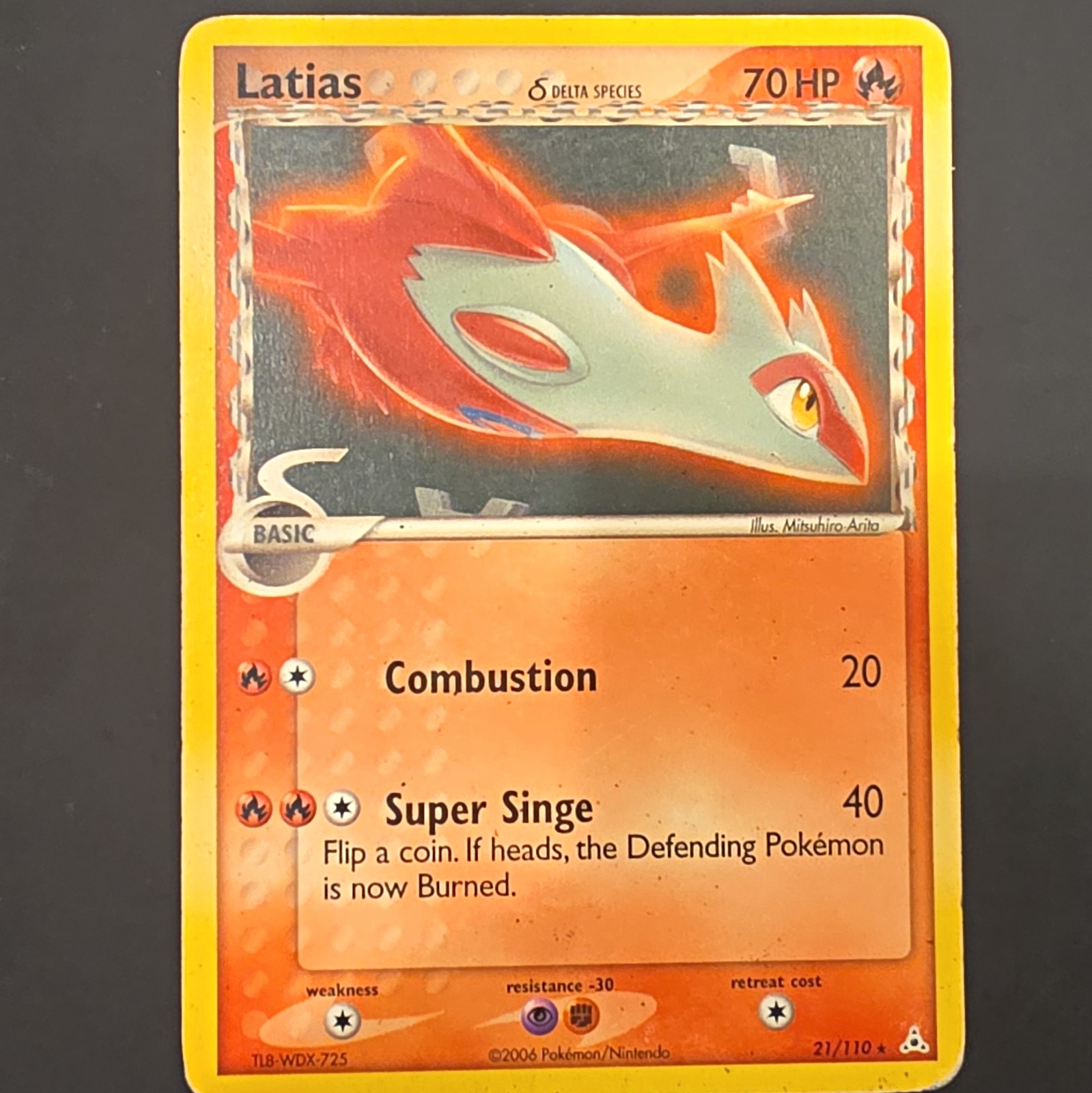 Pokemon TCG Latias Delta Species EX Holon Phantoms 21/110 Rare 70 HP English