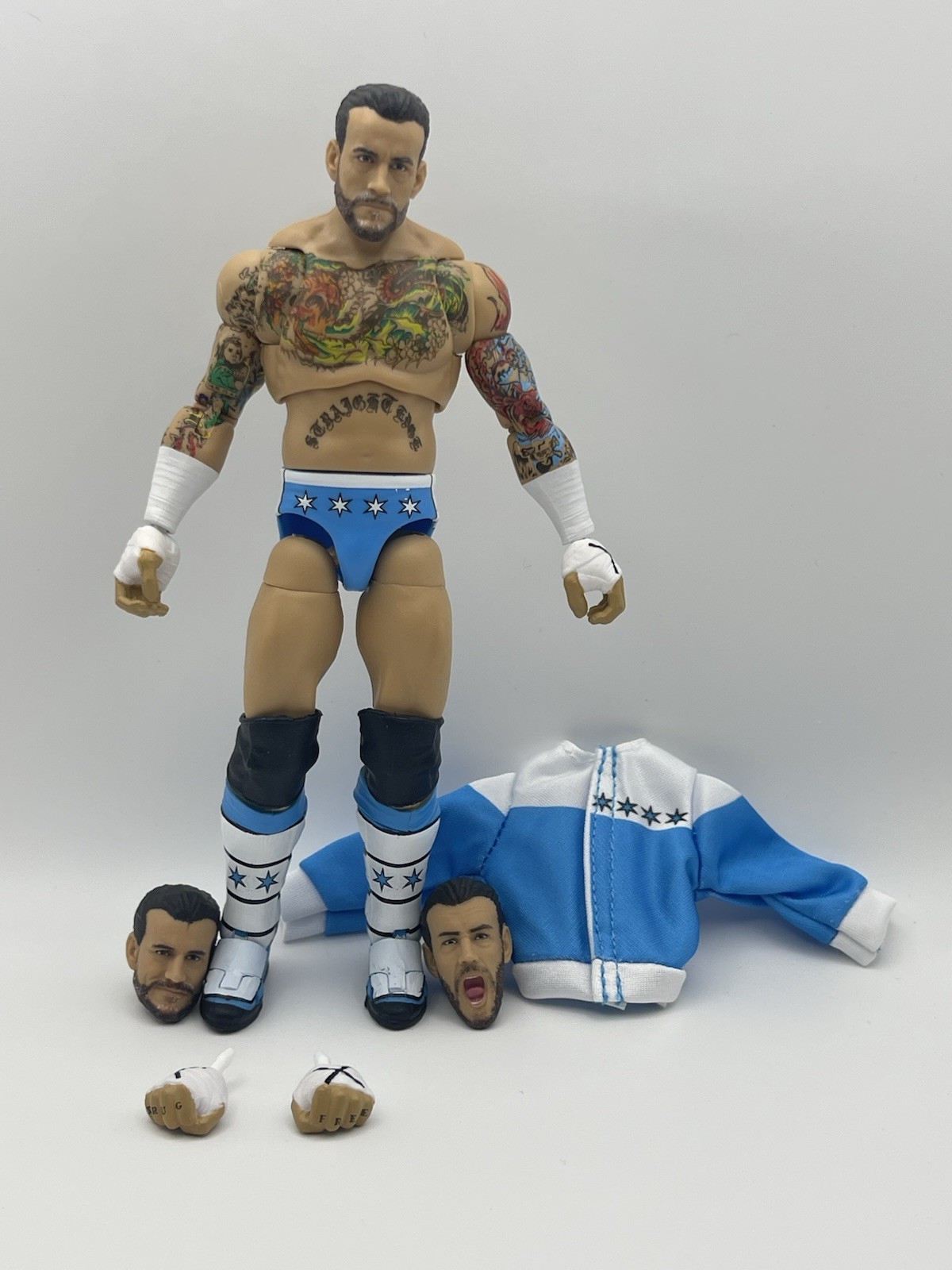 CM Punk Ultimate Edition Series 33 WWE Mattel Action Figure loose