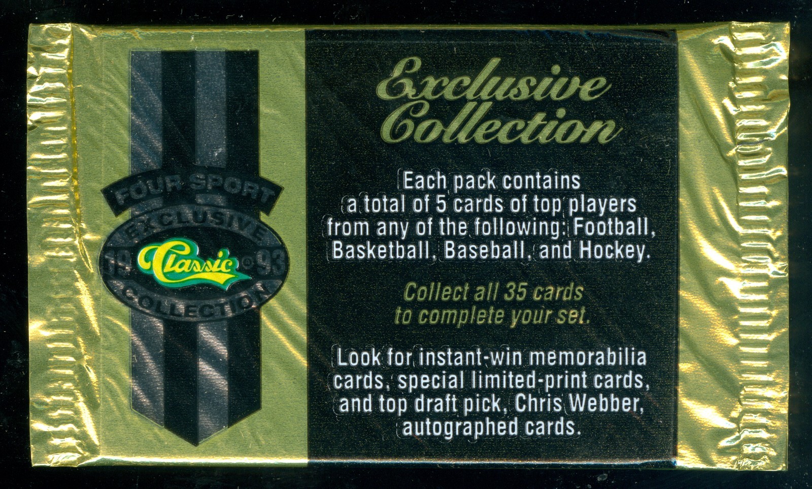 1993 Classic Four Sport Exclusive McDonald’s 36 Pack Box Webber Aikman Auto?
