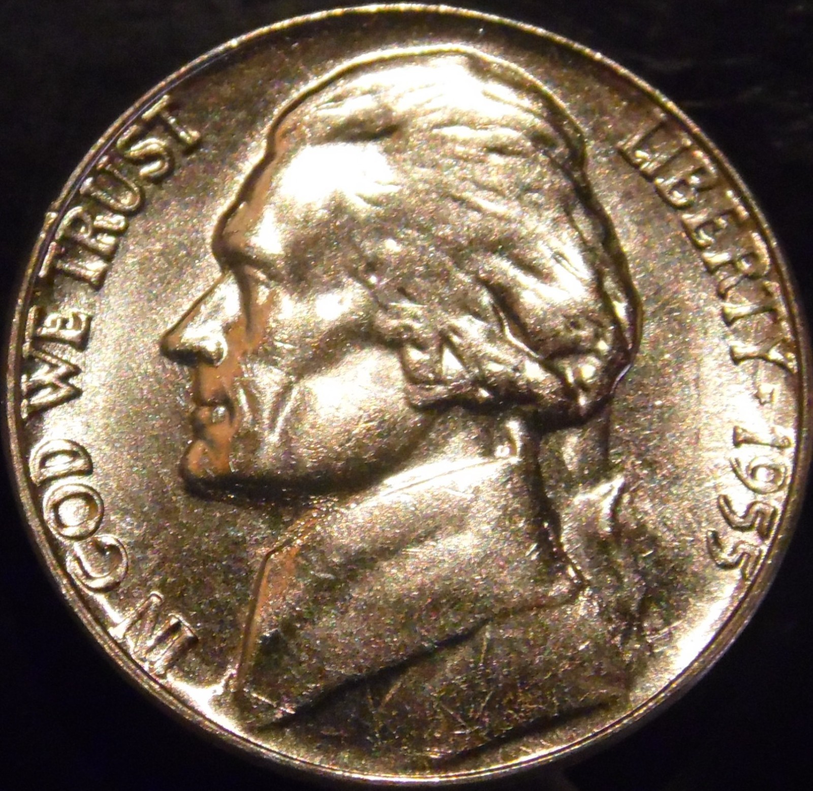 1955-P Jefferson Nickel Choice BU Full Steps Uncirculated