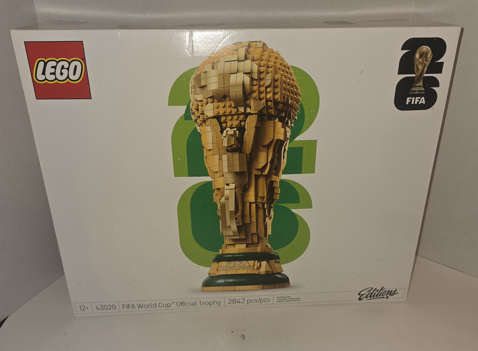 LEGO Editions FIFA World Cup Official Trophy Building Set NEW LEGO Editions FIFA World Cup Official Trophy Building Set NEW