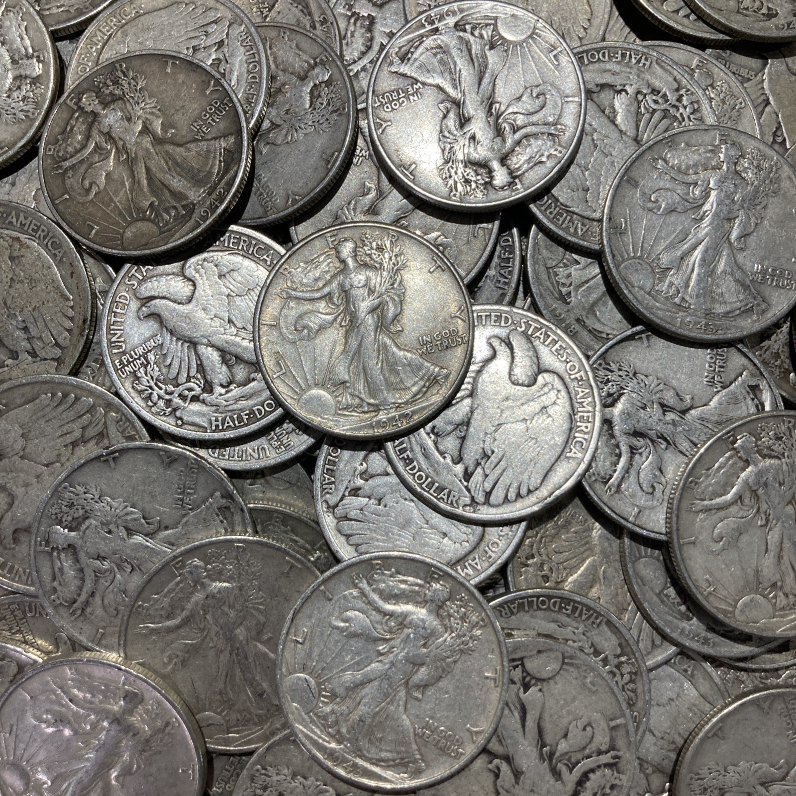 Walking Liberty Half Dollars 90% Silver Circulated, Choose How Many Walking Liberty Half Dollars 90% Silver Circulated, Choose How Many