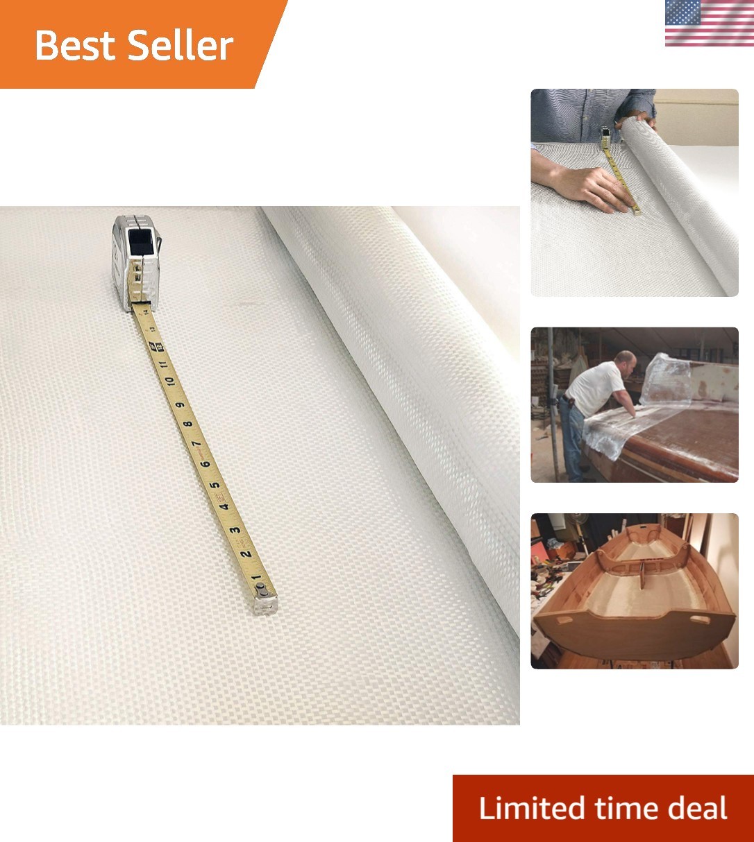 Fiberglass Woven Mat Cloth 9 Ounce 40\