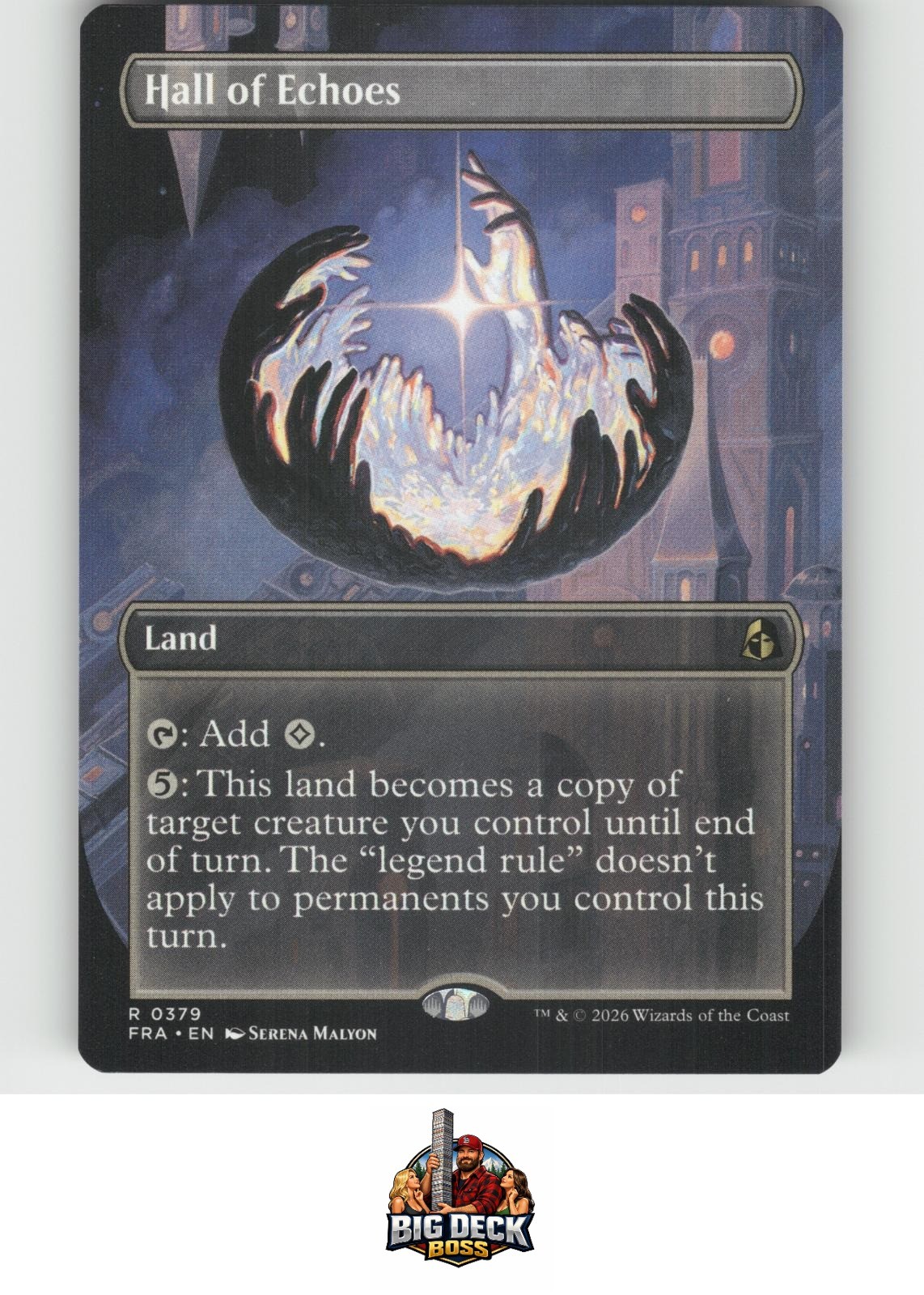 Hall of Echoes (Borderless) Reality Fracture Rare 379 MTG Near Mint