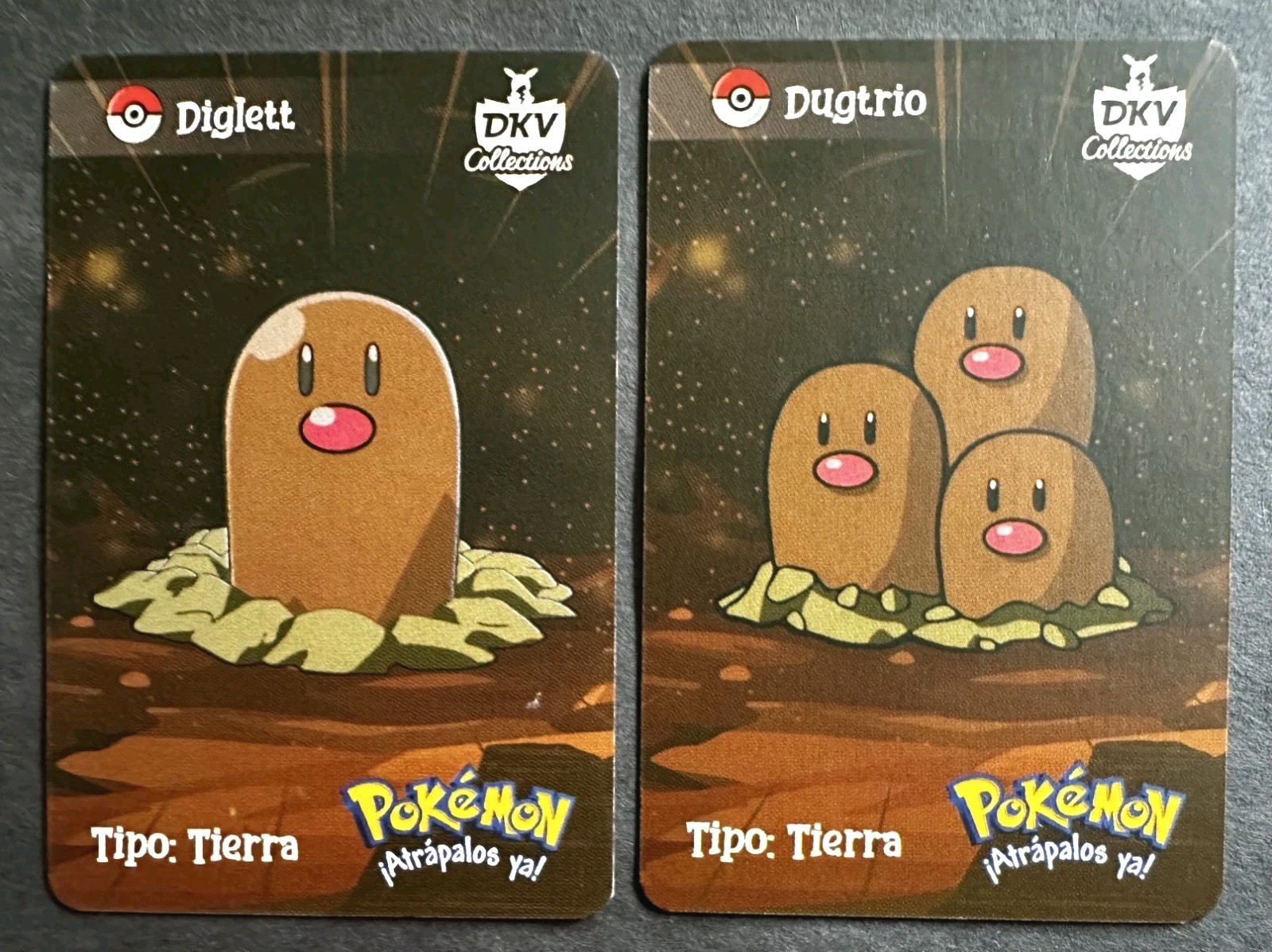 DIGLETT X DUGTRIO EVOLUTION LOT - POKEMON KANTO DKV COLLECTIONS CCG CARDS DIGLETT X DUGTRIO EVOLUTION LOT - POKEMON KANTO DKV COLLECTIONS CCG CARDS